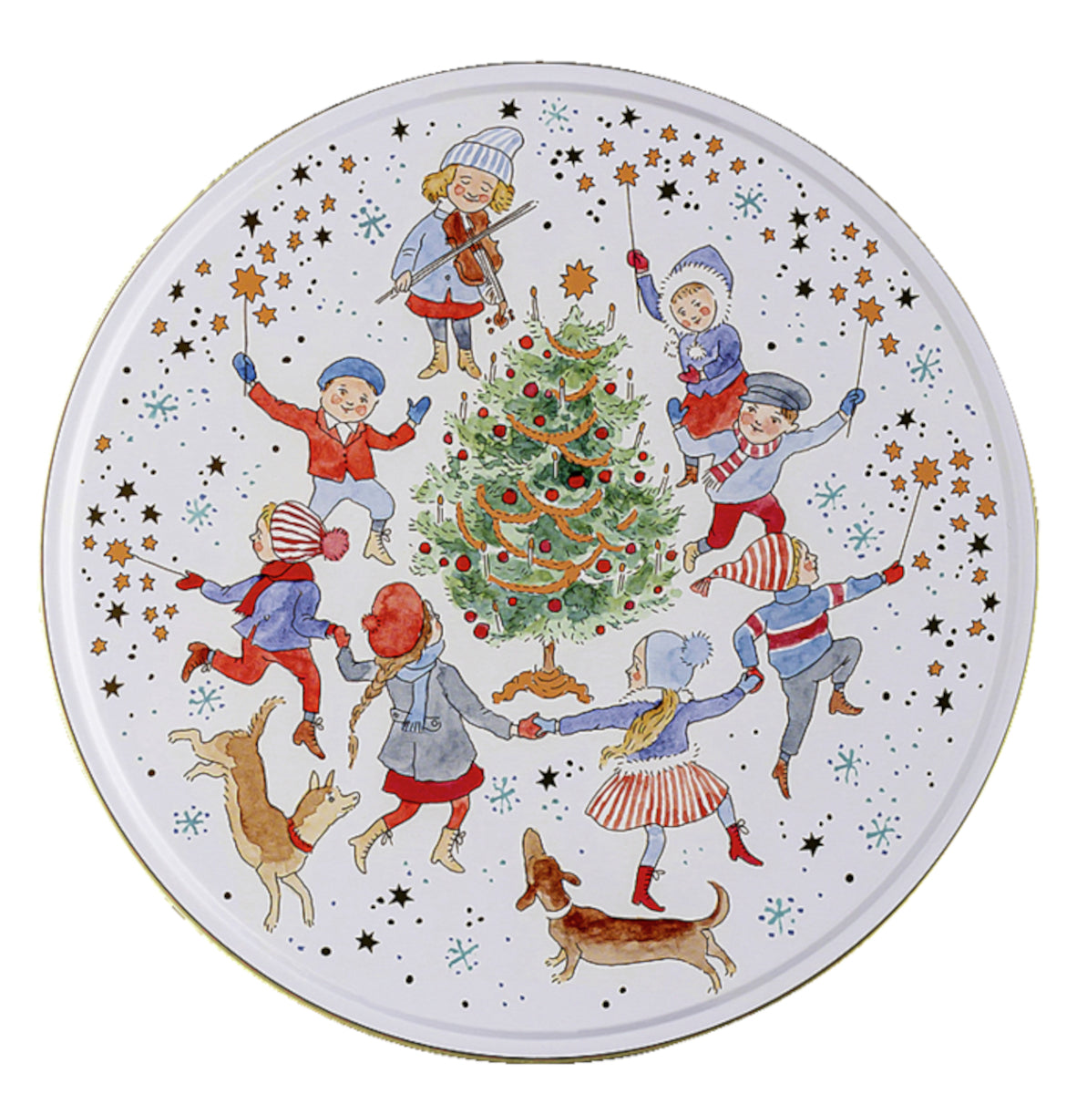 Hutschenreuther Sammelkollektion 2023 Weihnachtsklänge Plätzchendosen Set3 Freisteller