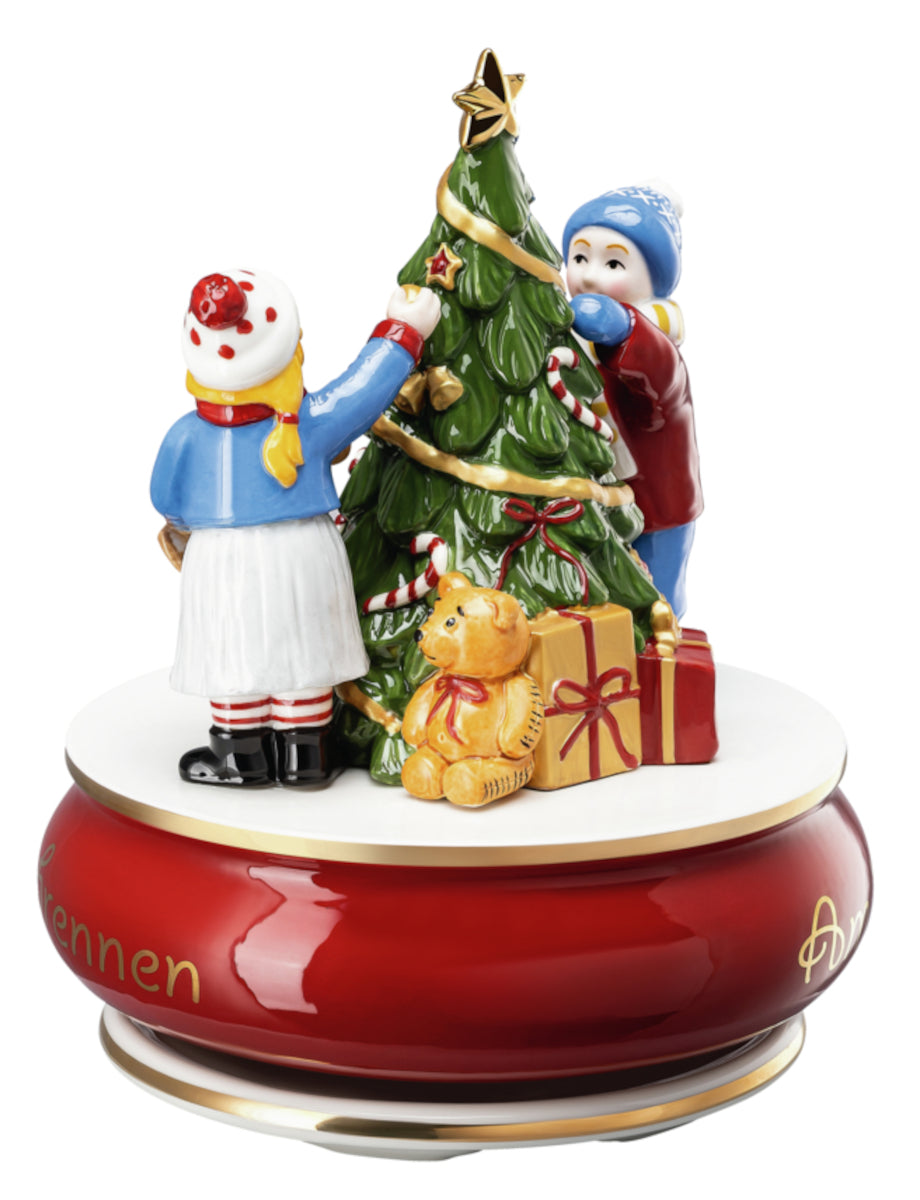 Hutschenreuther Sammelserie 2023 Am Weihnachtsbaum Spieluhr Freisteller