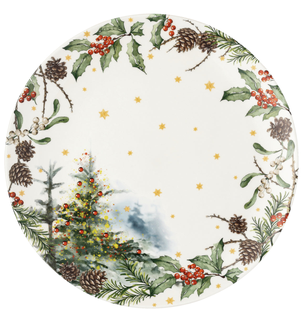 Hutschenreuther Sammelserie 2023 Am Weihnachtsbaum Plätzchenteller 28cm Freisteller