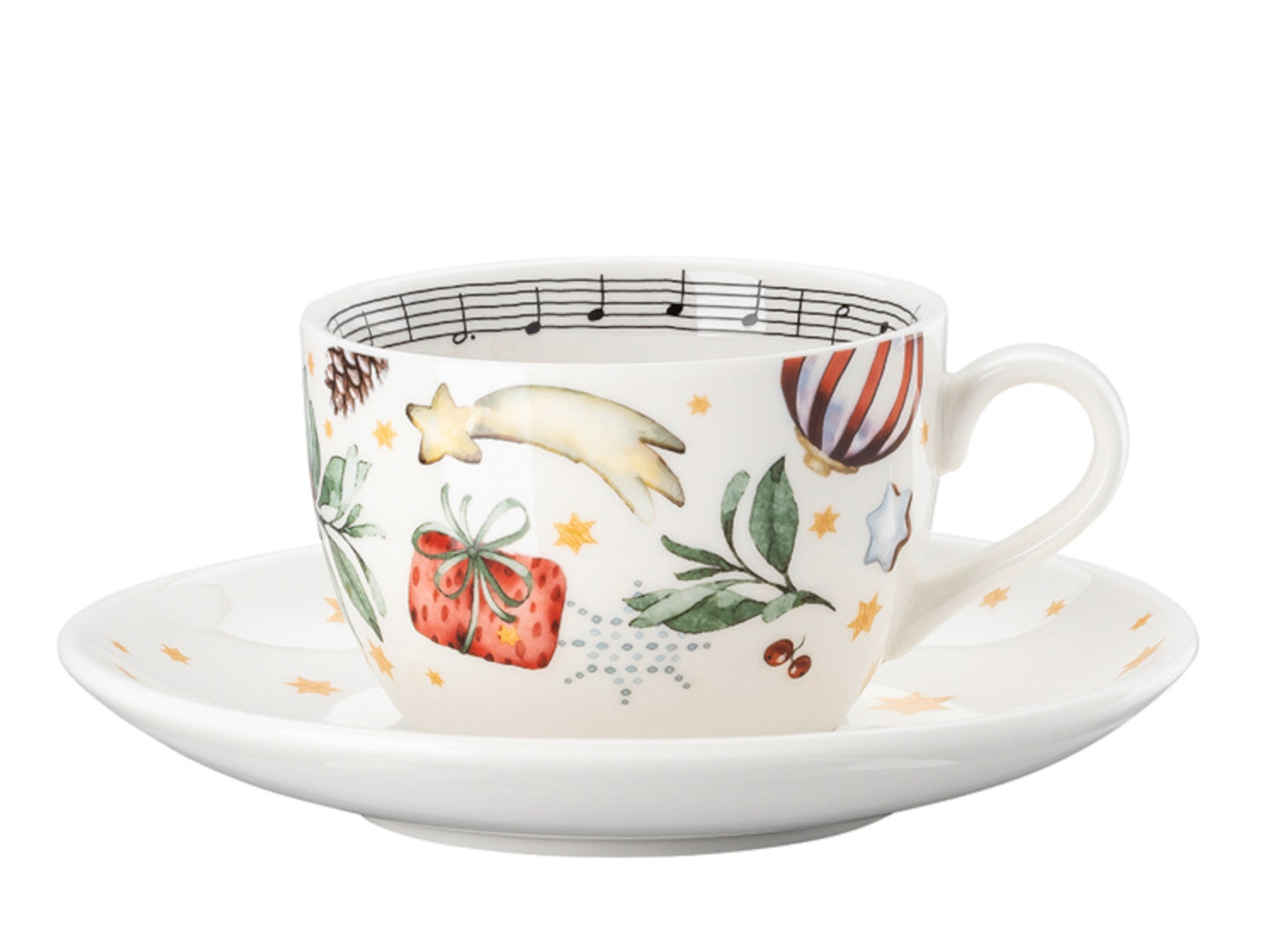 Hutschenreuther Sammelserie 2025 Alle Jahre wieder Cappuccinotasse 2tlg Freisteller 1