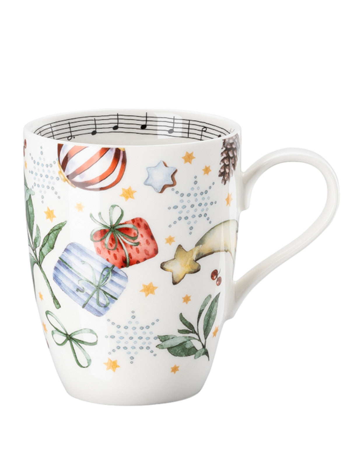 Hutschenreuther Sammelserie 2025 Alle Jahre wieder Becher mit Henkel 0,36l Freisteller 1