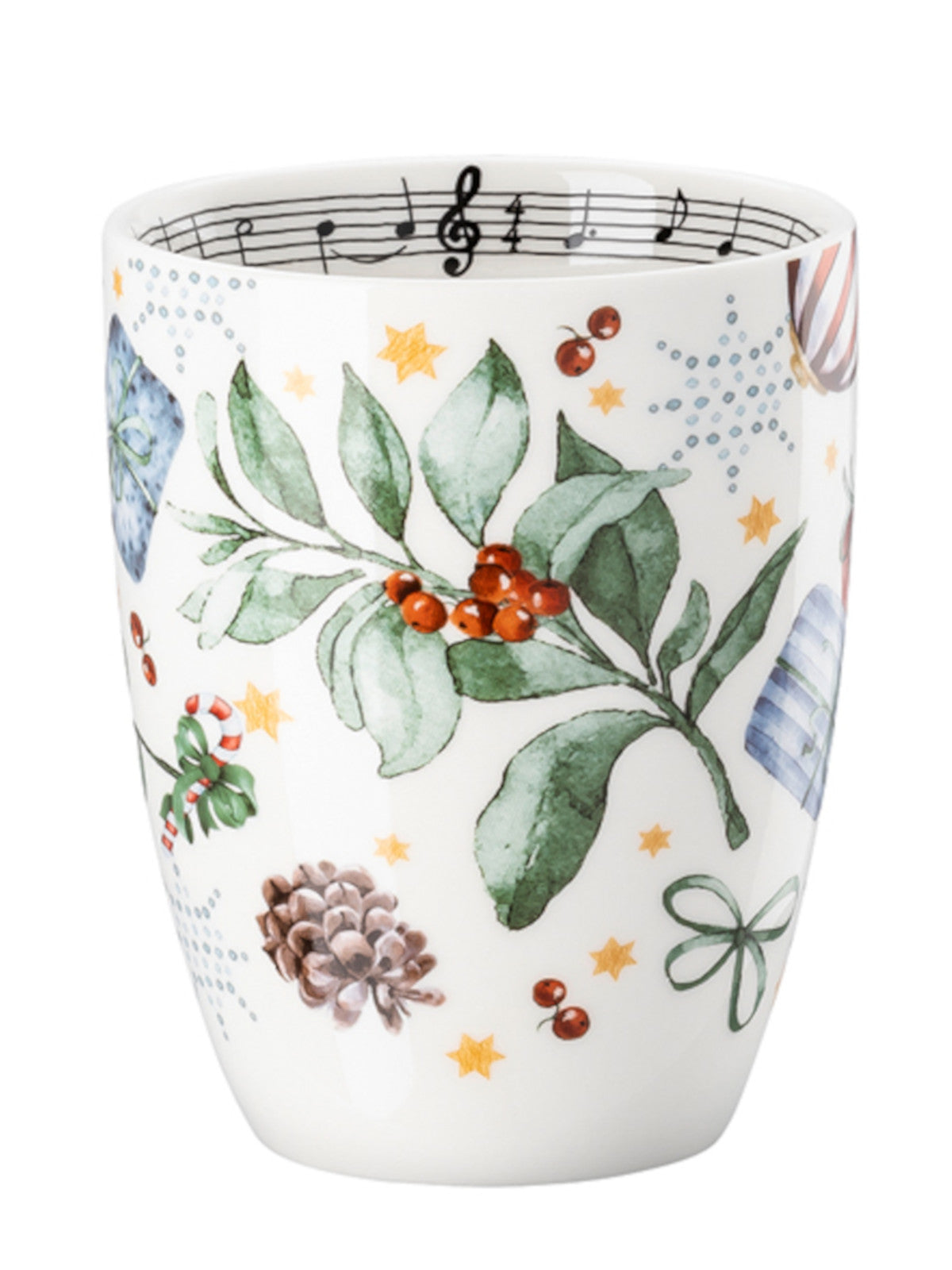 Hutschenreuther Sammelserie 2025 Alle Jahre wieder Becher mit Henkel 0,36l Freisteller 3