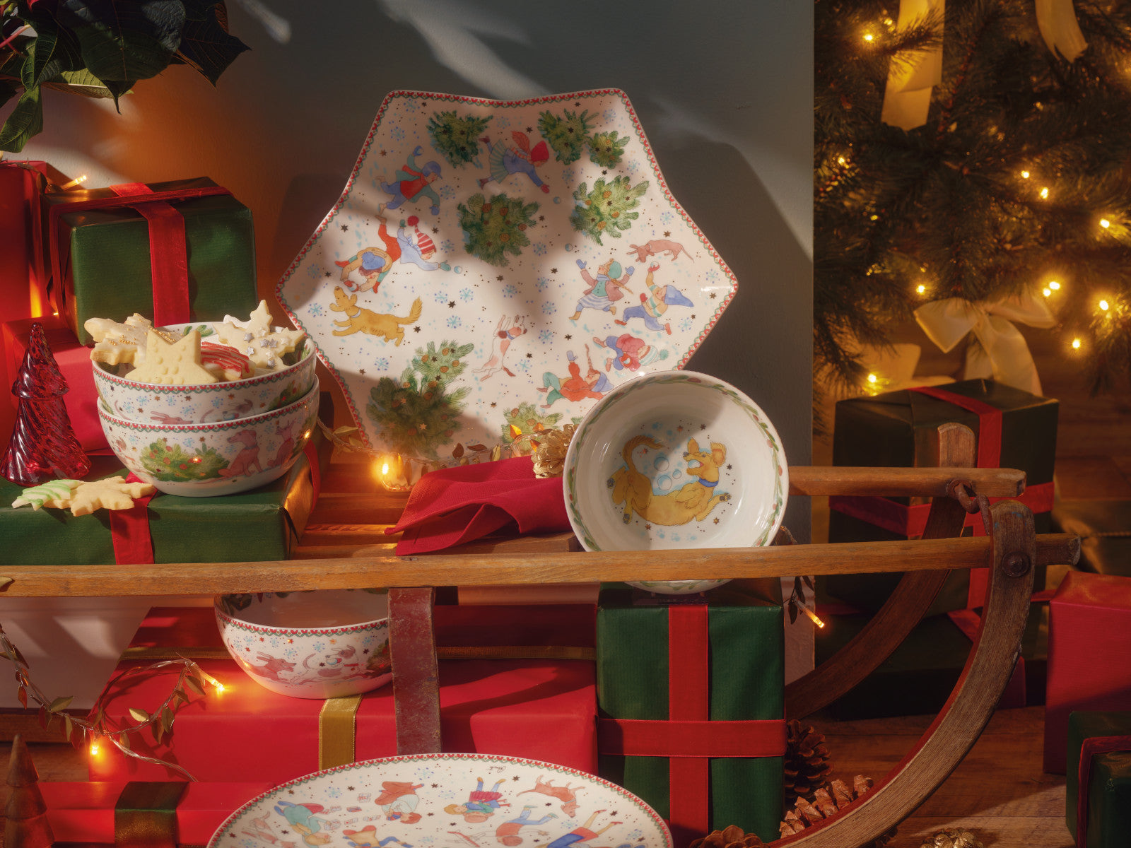 Hutschenreuther Sammelkollektion 2025 Weihnachtsspiele Müslischale 15cm Lifestyle 1