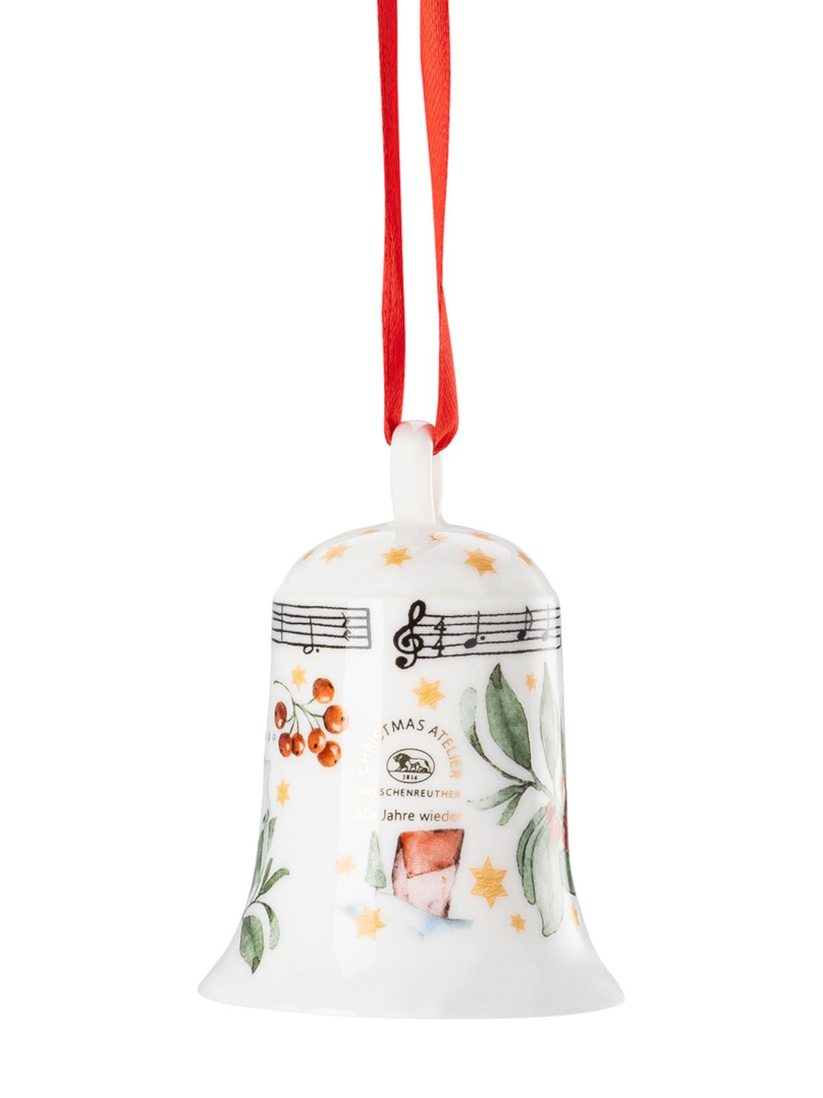 Hutschenreuther Sammelserie 2025 Alle Jahre wieder Porzellanglocke Freisteller 2