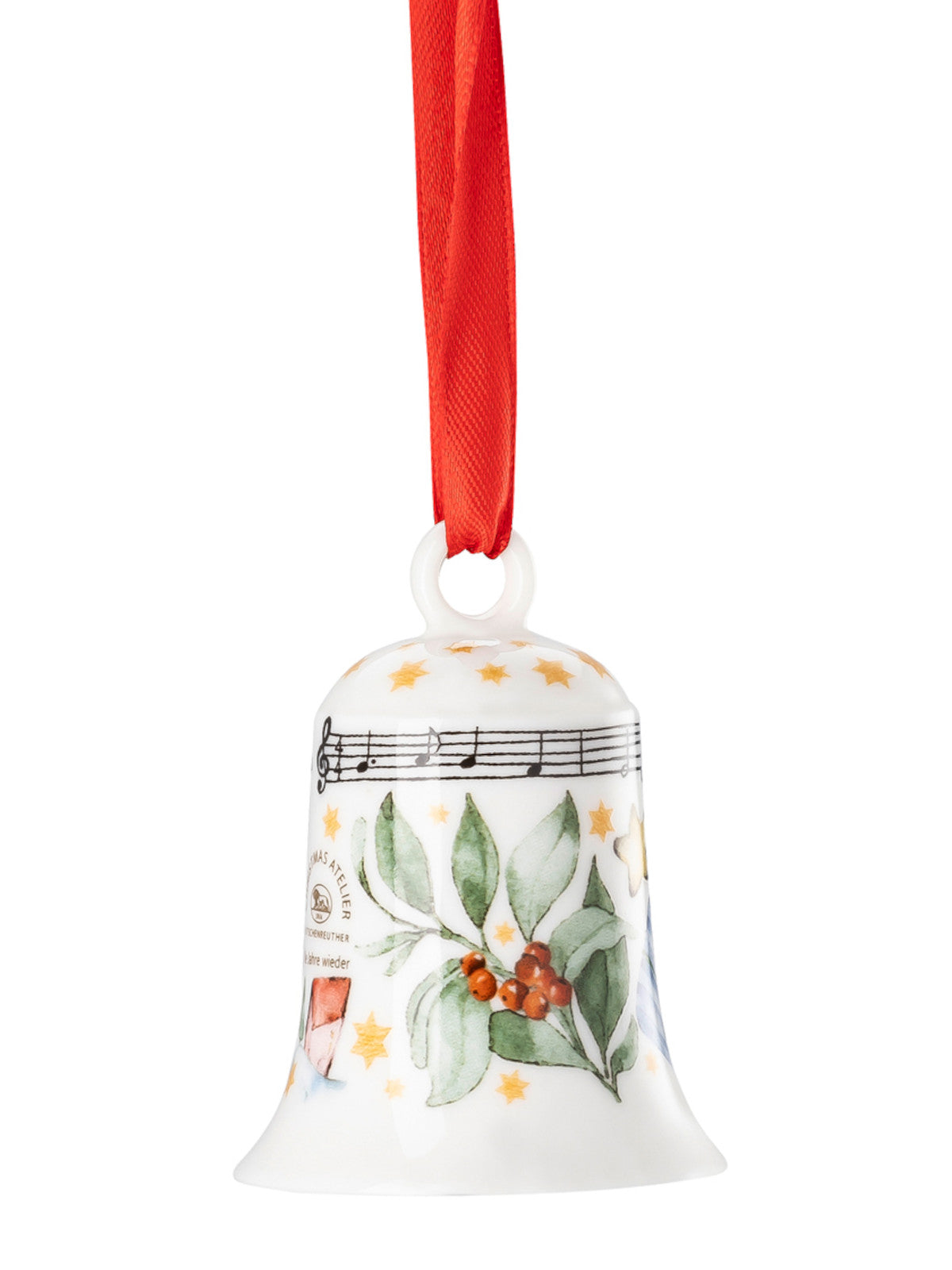 Hutschenreuther Sammelserie 2025 Alle Jahre wieder Porzellanglocke Freisteller 4