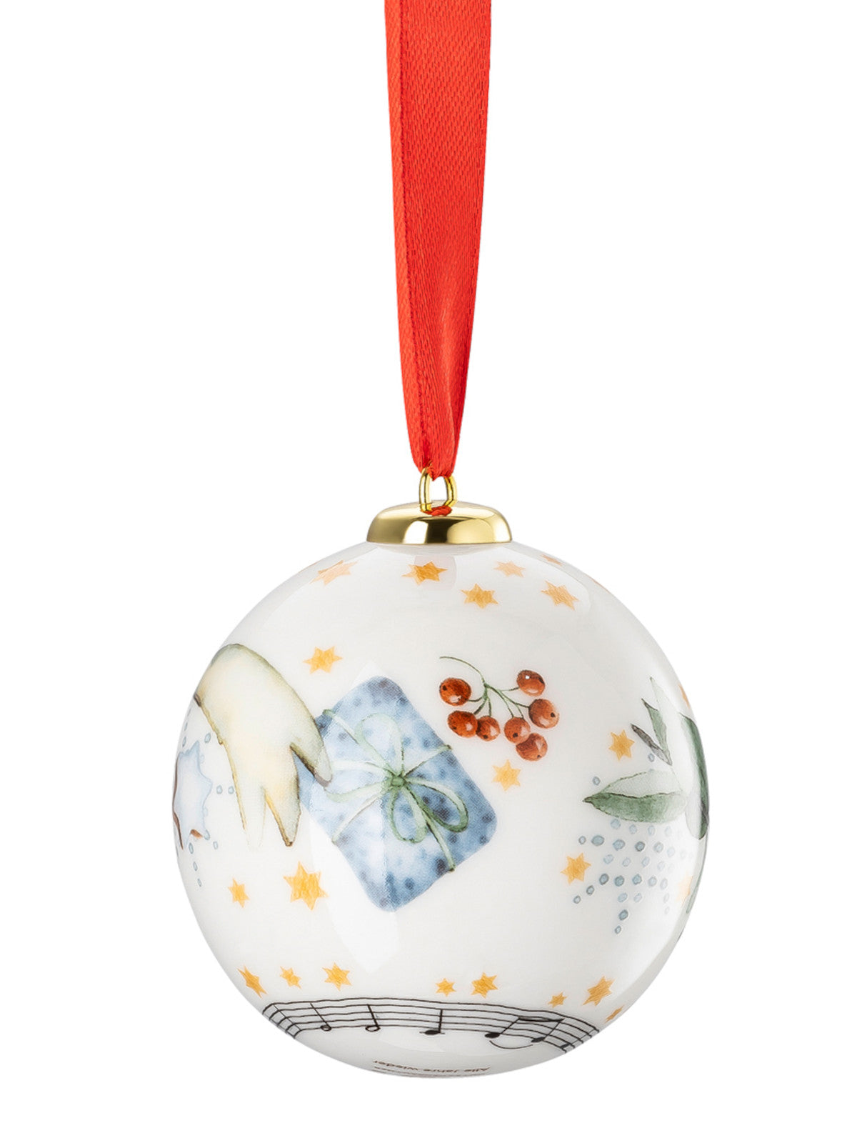 Hutschenreuther Sammelserie 2025 Alle Jahre wieder Porzellankugel Freisteller 4