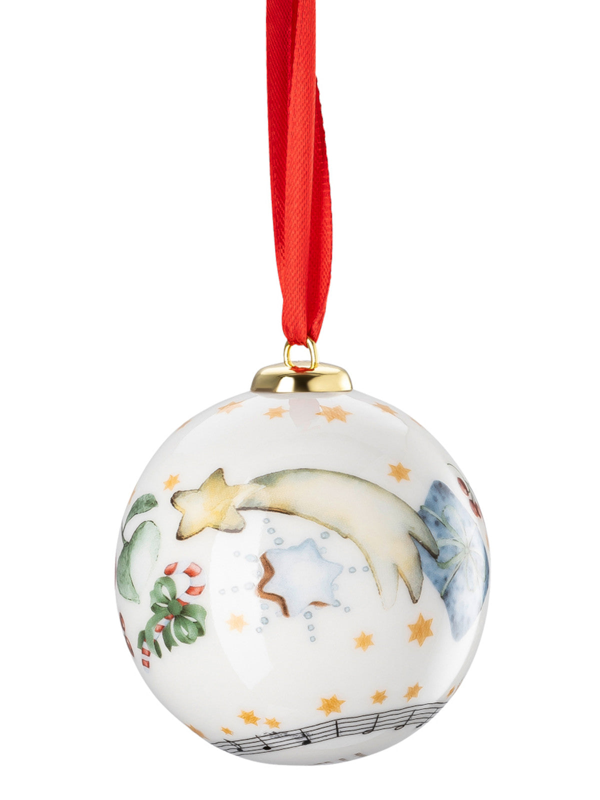 Hutschenreuther Sammelserie 2025 Alle Jahre wieder Porzellankugel Freisteller 2