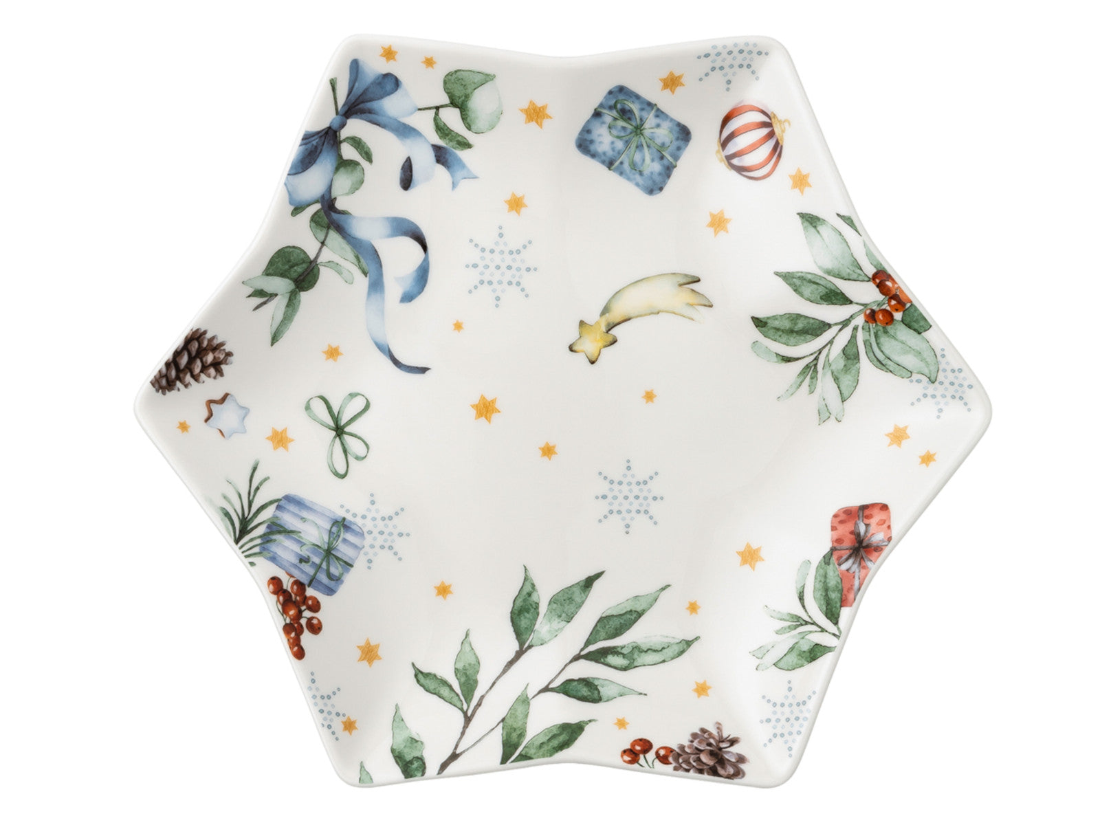 Hutschenreuther Sammelserie 2025 Alle Jahre wieder Sternschale 24cm Freisteller 1