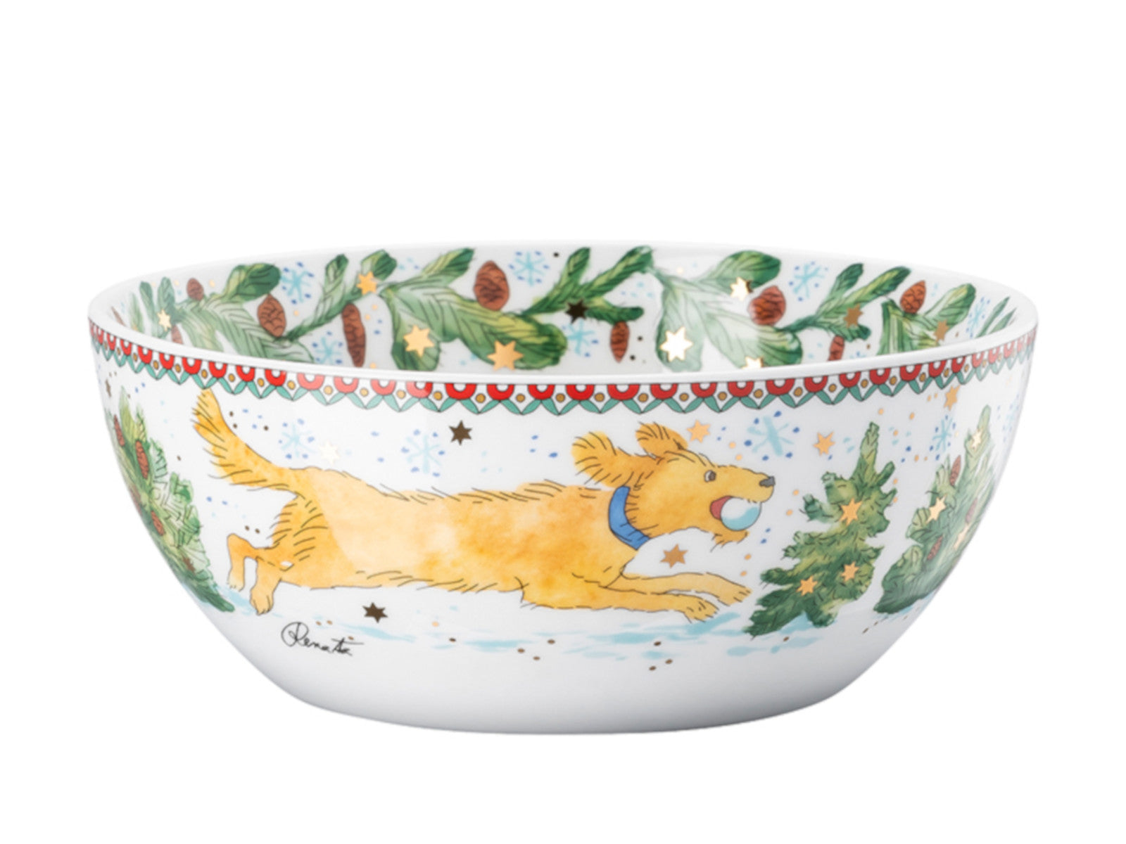 Hutschenreuther Sammelkollektion 2025 Weihnachtsspiele Müslischale 15cm Freisteller 1