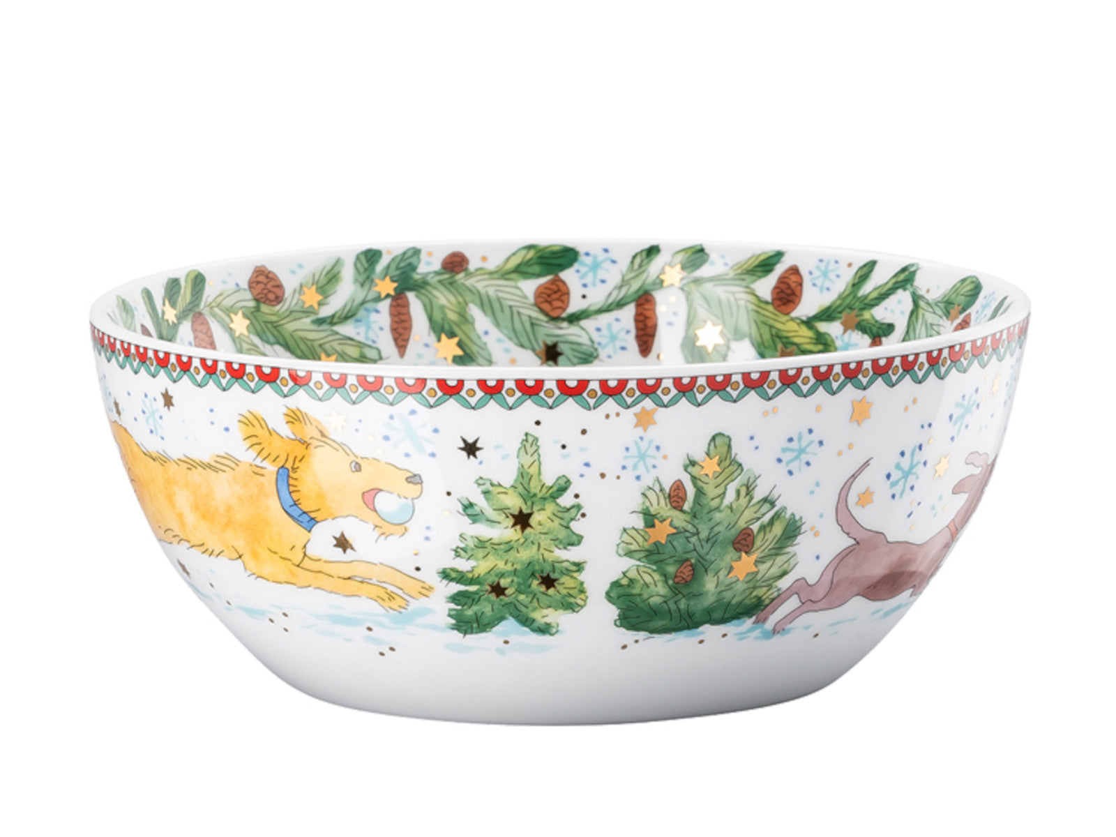 Hutschenreuther Sammelkollektion 2025 Weihnachtsspiele Müslischale 15cm Freisteller 4