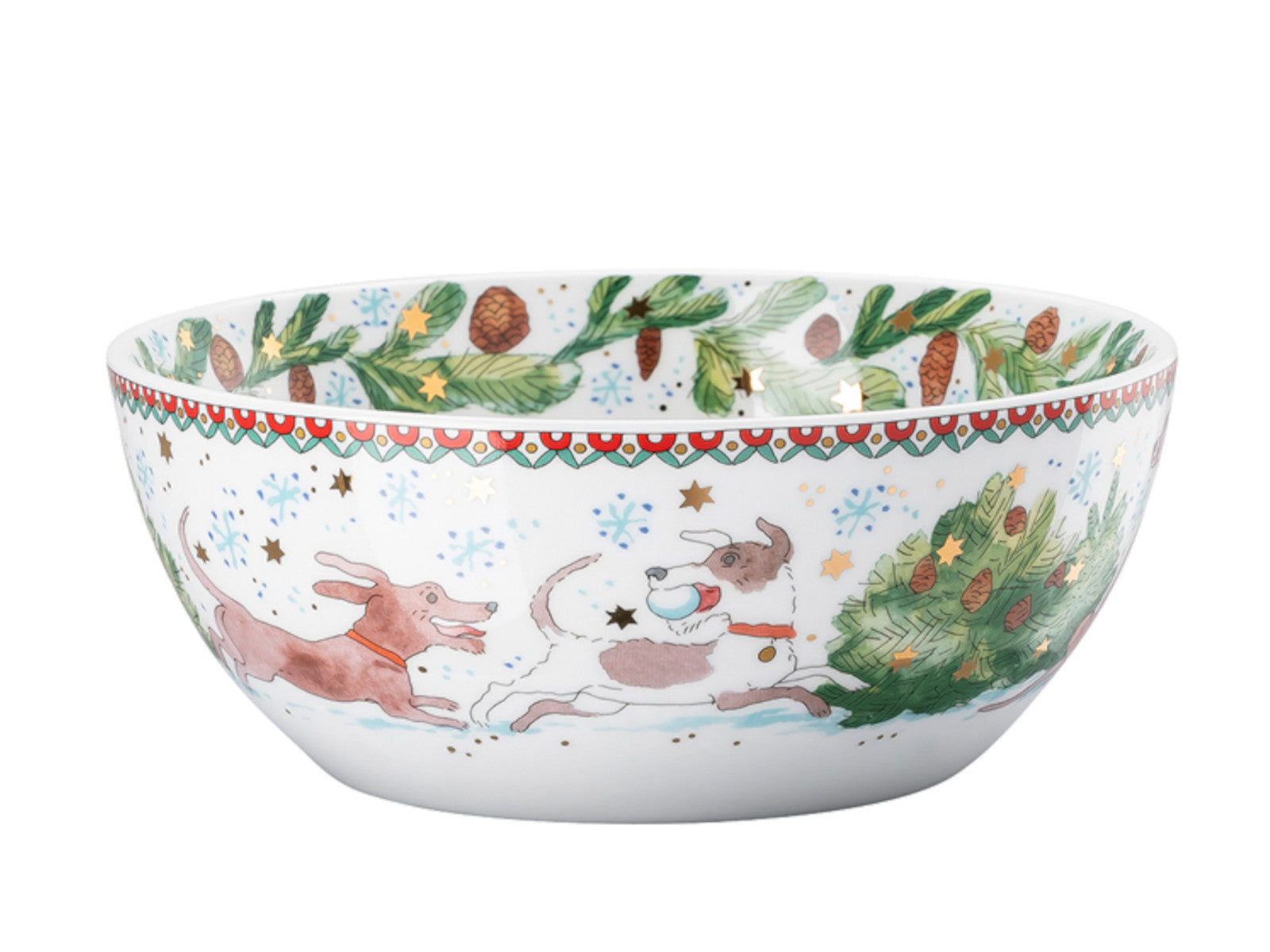 Hutschenreuther Sammelkollektion 2025 Weihnachtsspiele Müslischale 15cm Freisteller 3