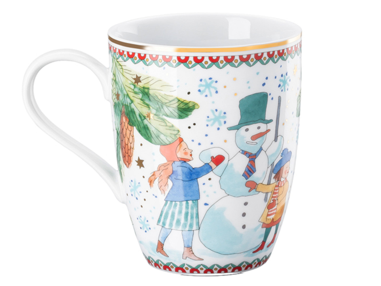 Hutschenreuther Sammelkollektion 2025 Weihnachtsspiele Becher mit Henkel 0,36l Freisteller 3
