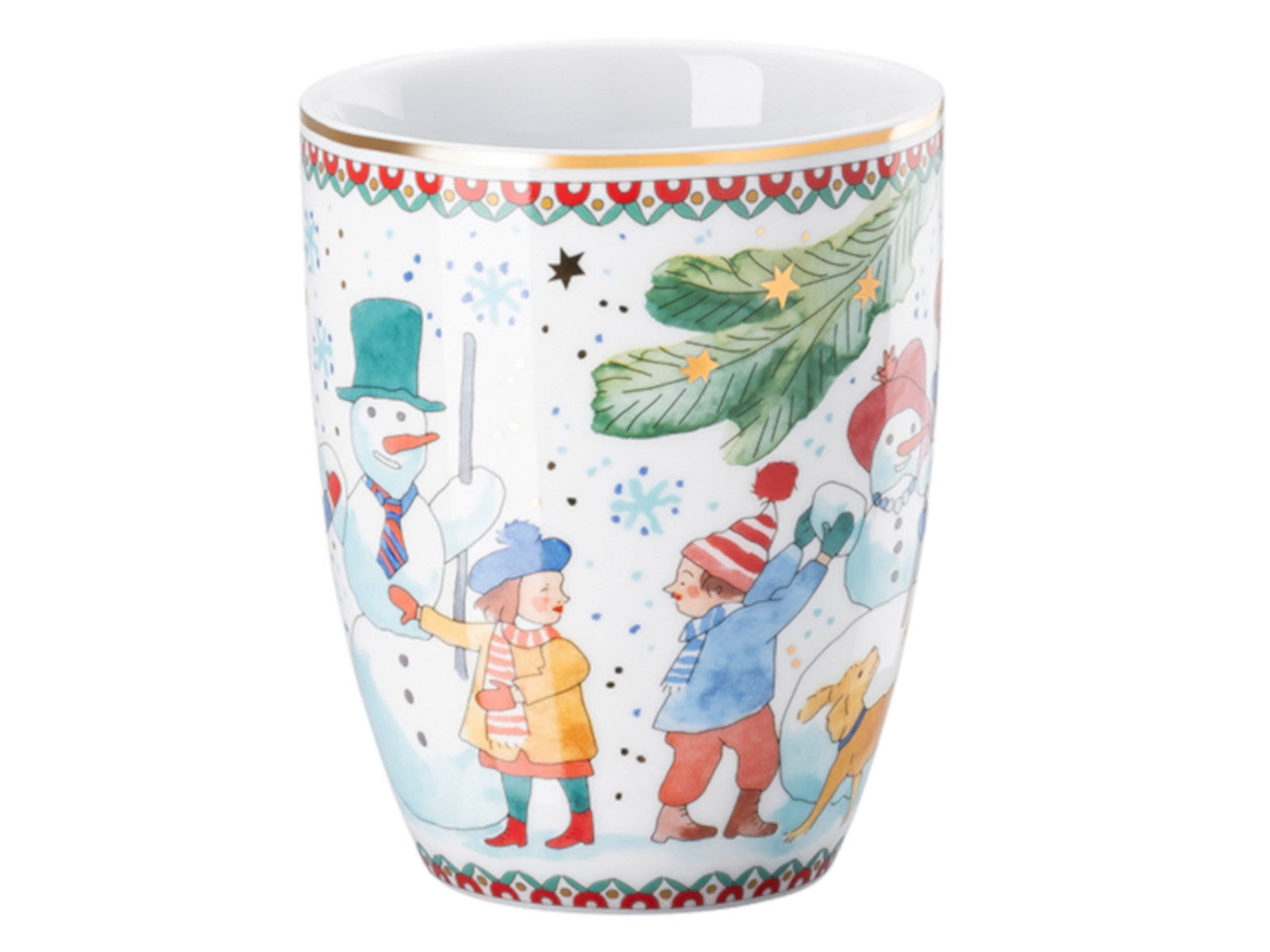 Hutschenreuther Sammelkollektion 2025 Weihnachtsspiele Becher mit Henkel 0,36l Freisteller 2
