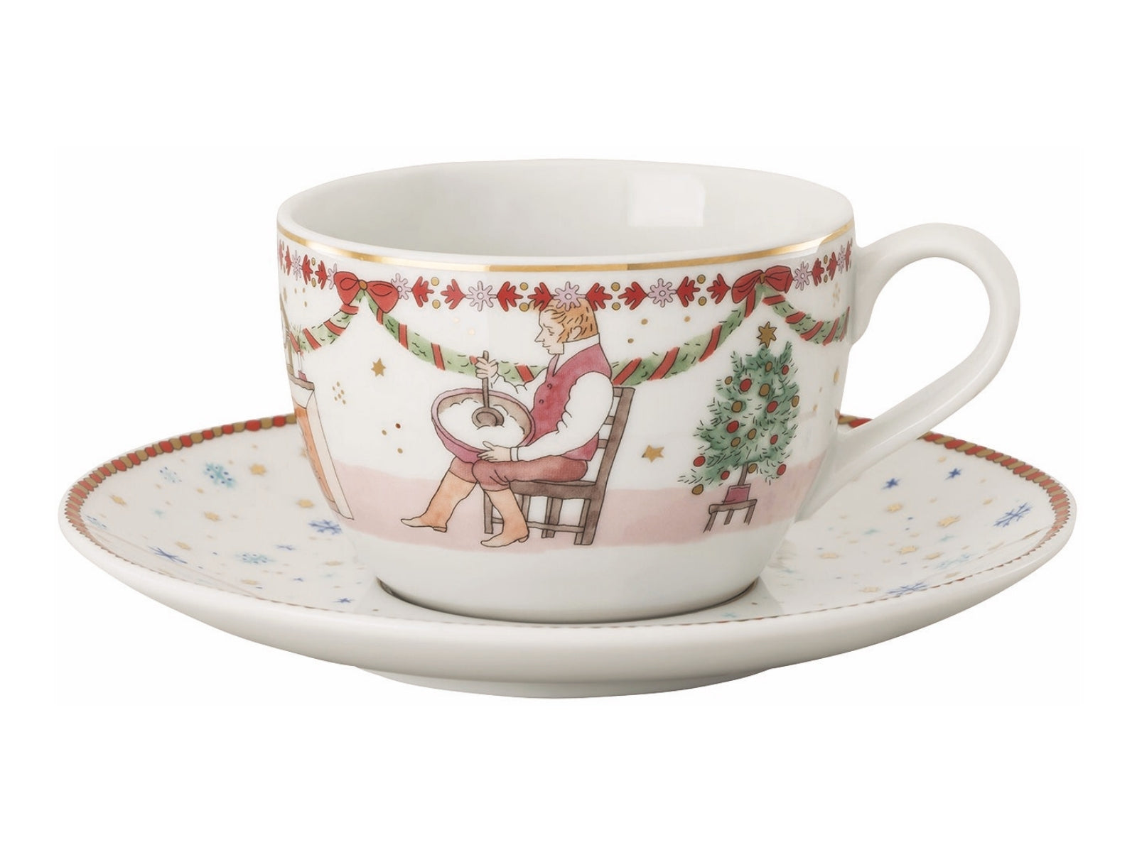 Hutschenreuther 2026 Weihnachtsschmaus Cappuccinotasse 2tlg - Produktbild 1