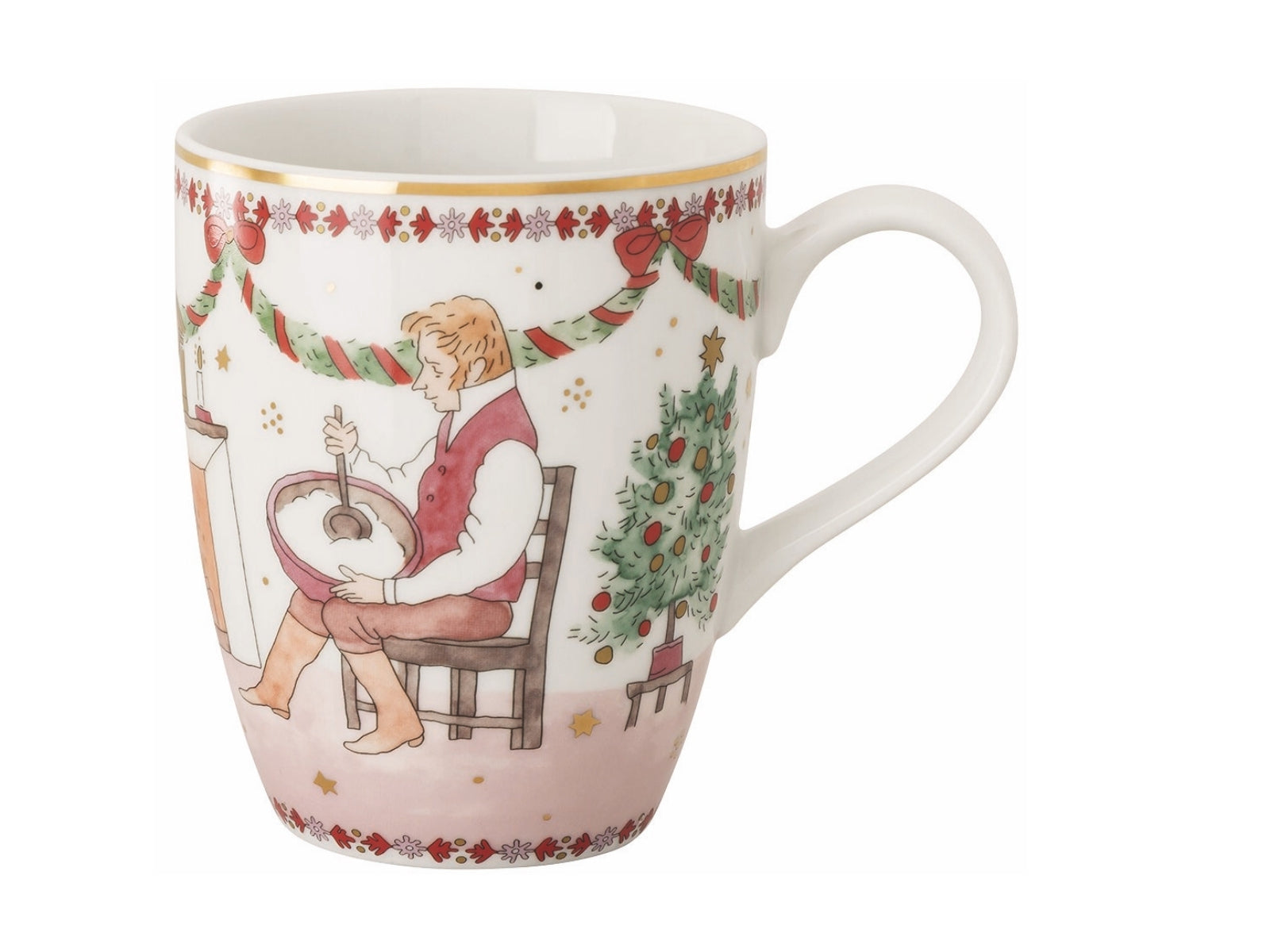 Hutschenreuther 2026 Weihnachtsschmaus Becher mit Henkel 0,36l - Produktbild 1