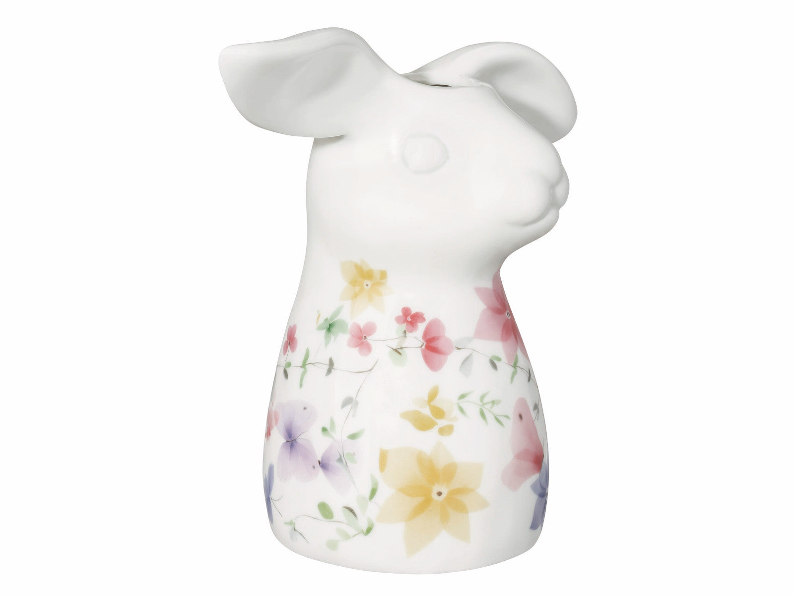 Hutschenreuther Frühlingsgrüsse Blumenwiese Hasen-Vase 16cm Freisteller 4