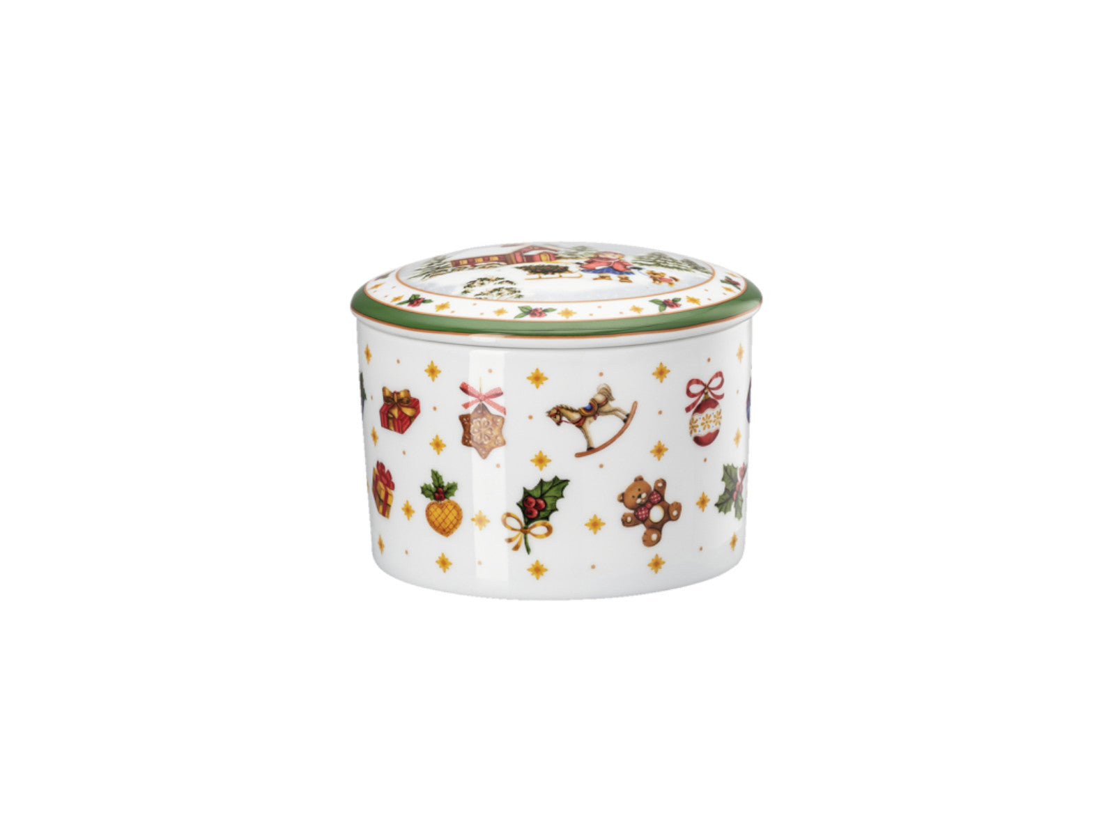 Hutschenreuther Happy Wintertime Dose klein Freisteller