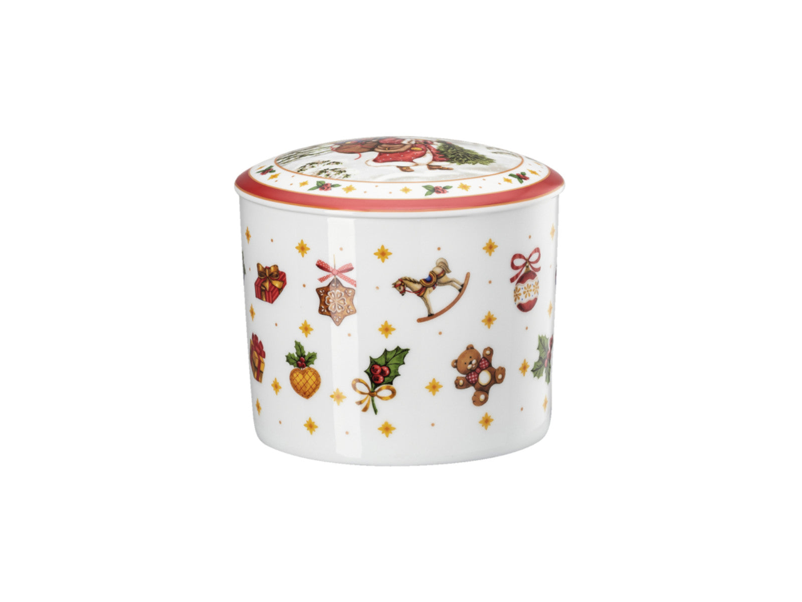 Hutschenreuther Happy Wintertime Dose mittel Freisteller