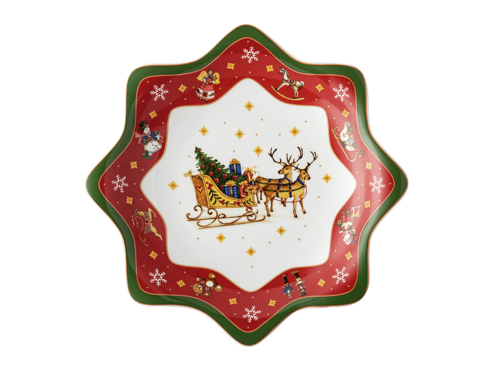 Hutschenreuther Happy Wintertime Sternschale 25cm Freisteller