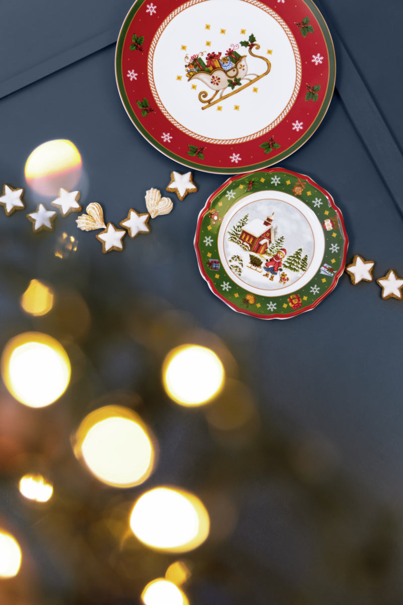 Hutschenreuther Happy Wintertime Green Teller flach 22cm Lifestyle