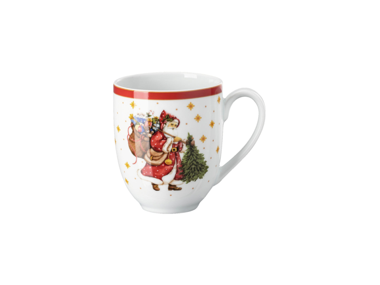 Hutschenreuther Happy Wintertime Red Becher mit Henkel 0,4l Freisteller