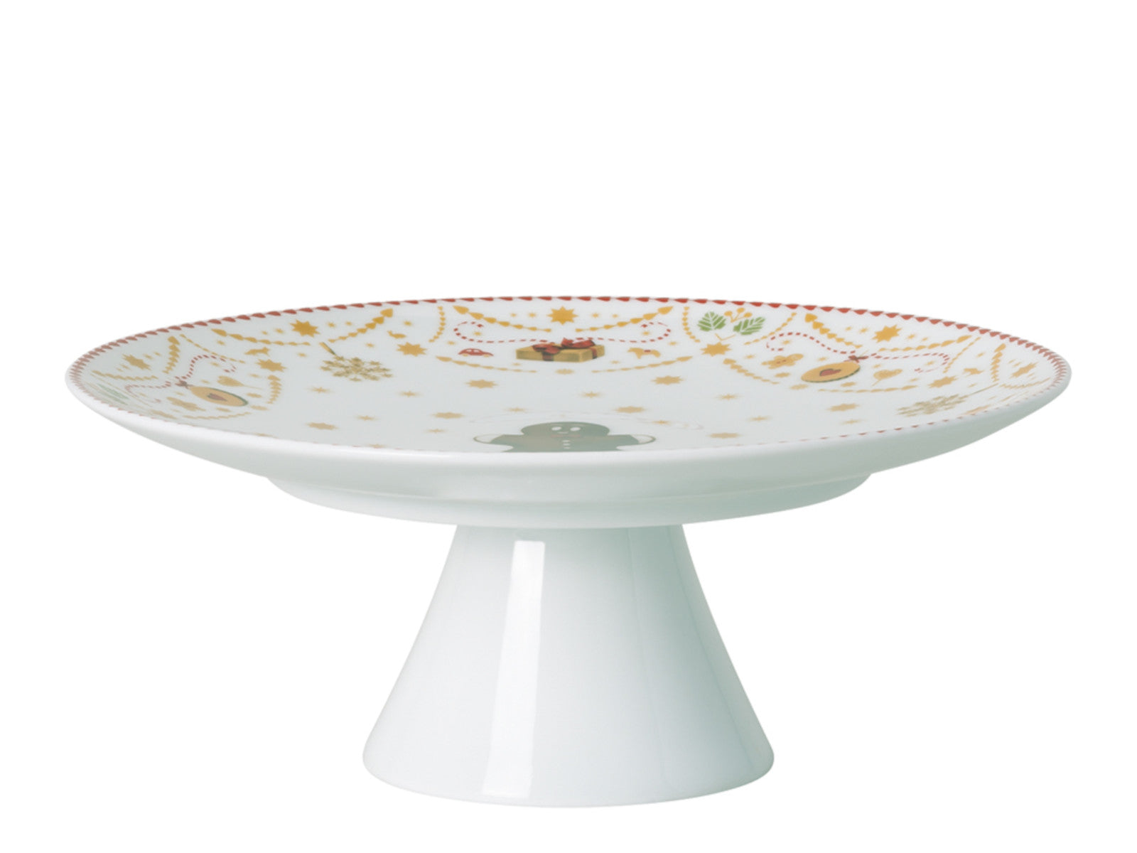 Hutschenreuther Christmas Love Tortenplatte auf Fuß klein Freisteller 1