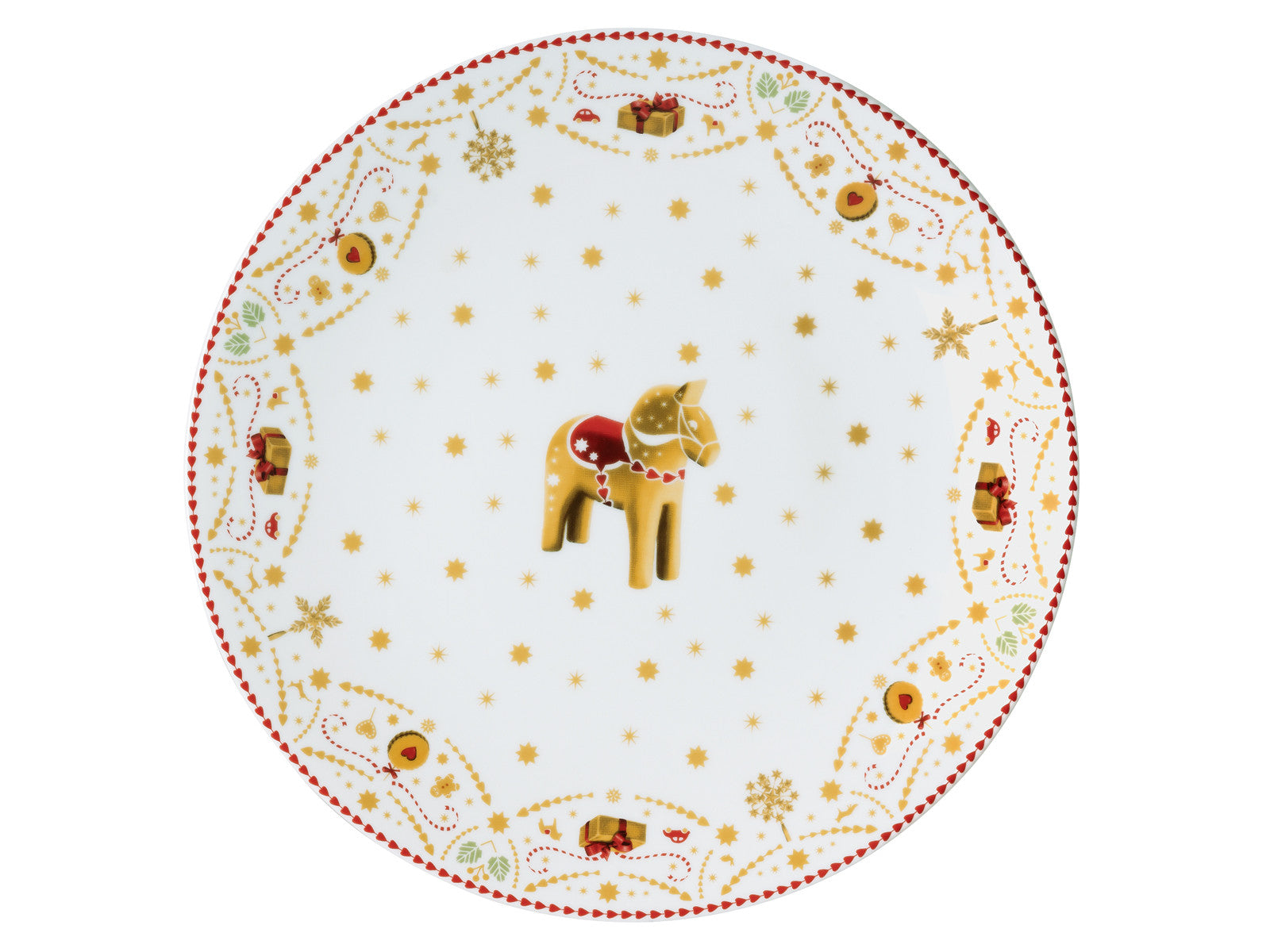 Hutschenreuther Christmas Love Tortenplatte auf Fuß groß Freisteller 1