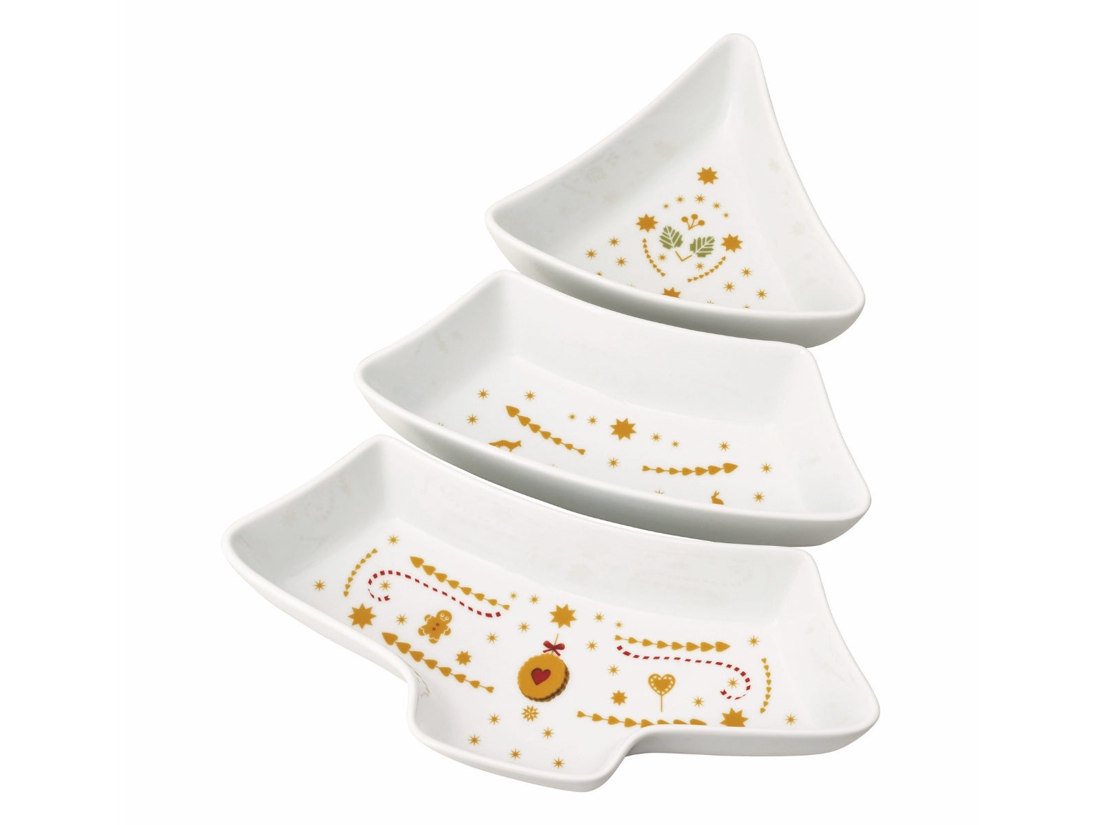 Hutschenreuther Christmas Love Weihnachtsbaum-Schale 3er Set - Produktbild 2