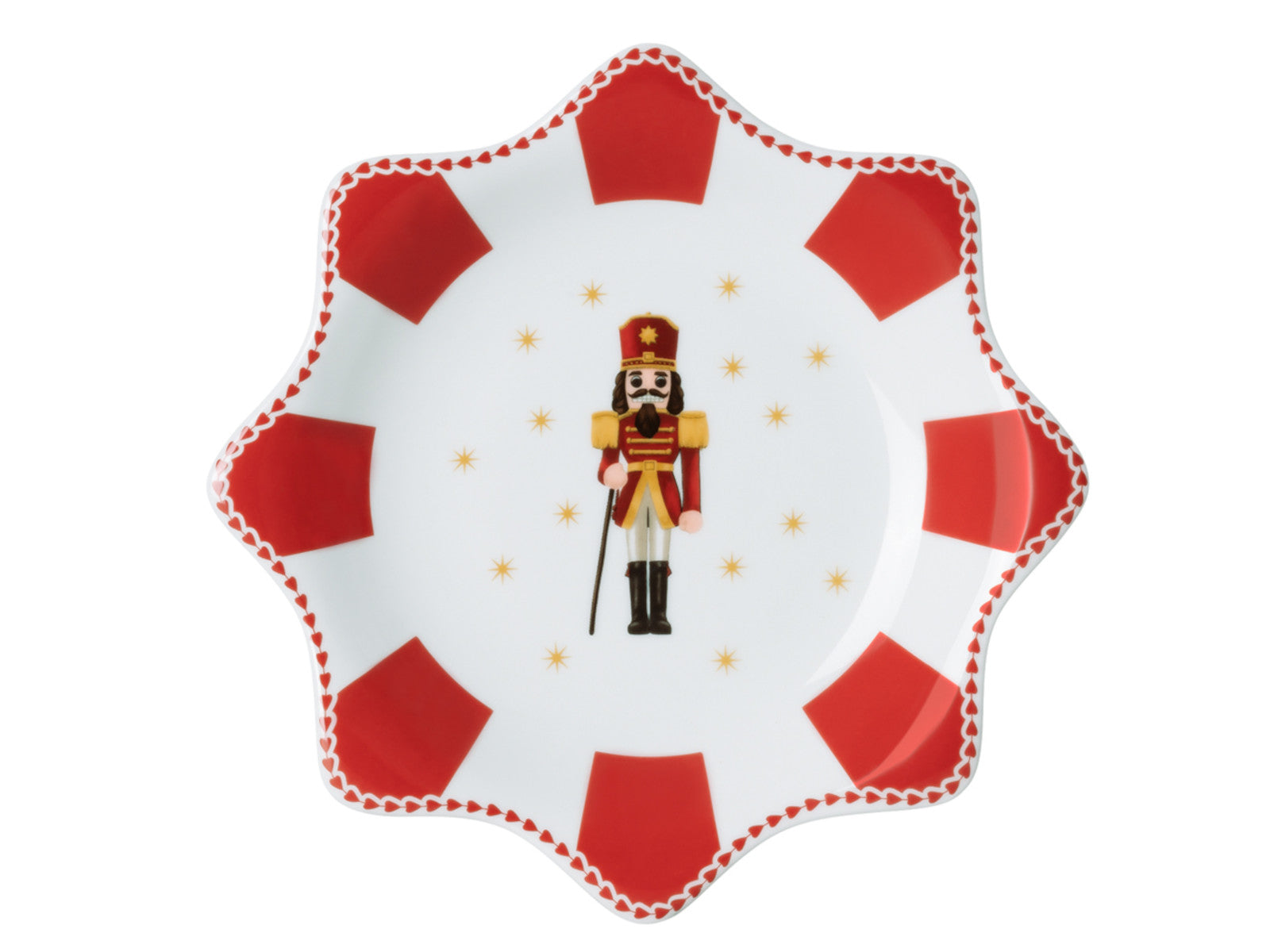 Hutschenreuther Christmas Love red Sternschale 20cm Freisteller 1
