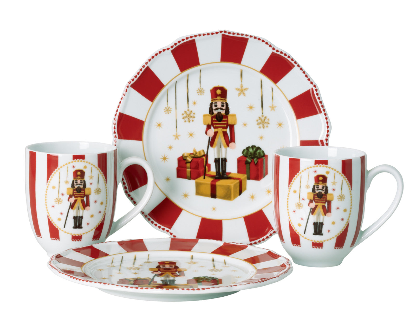 Hutschenreuther Christmas Love red Set 4tlg Freisteller 1