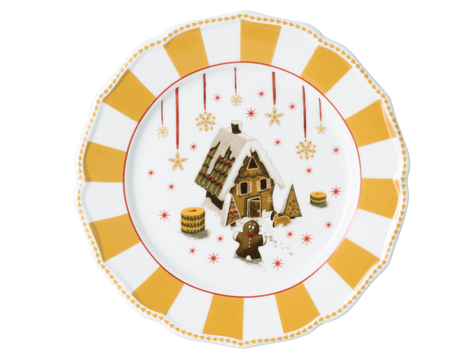 Hutschenreuther Christmas Love beige Teller flach 22cm Freisteller 1