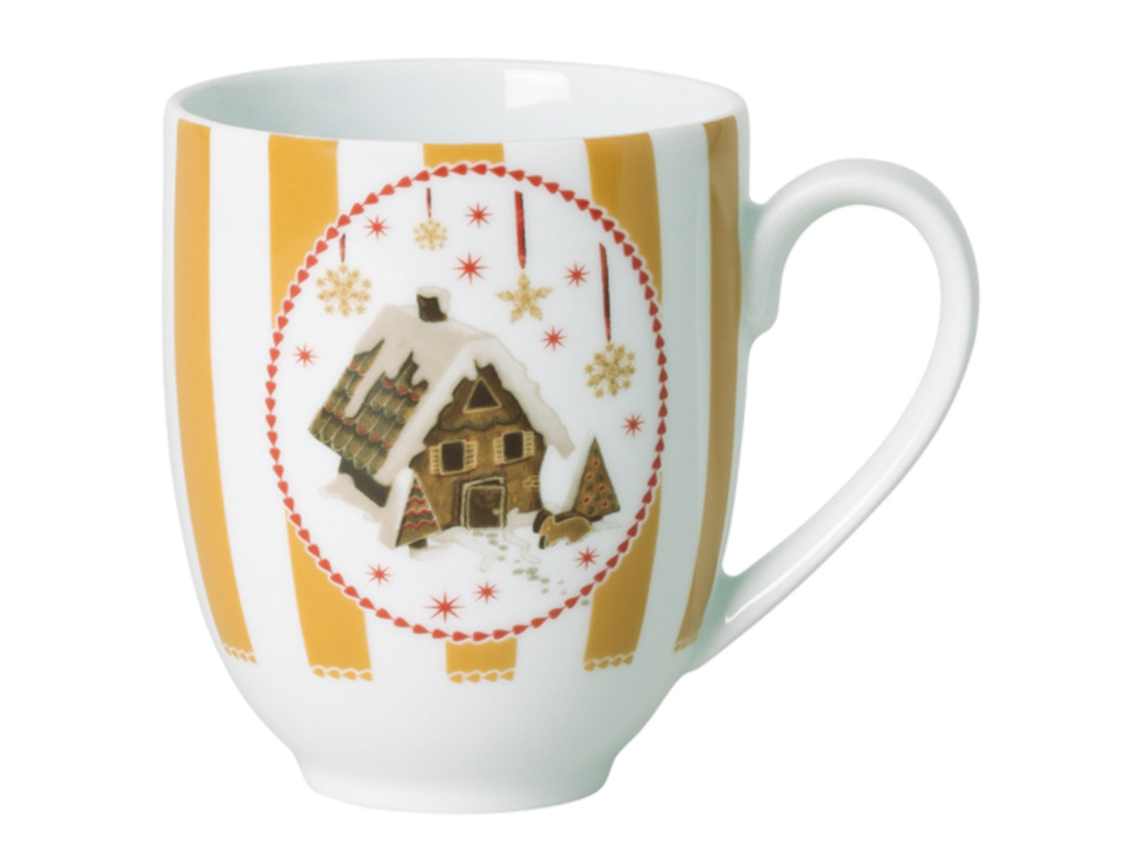 Hutschenreuther Christmas Love beige Becher mit Henkel 0,4l Freisteller 1