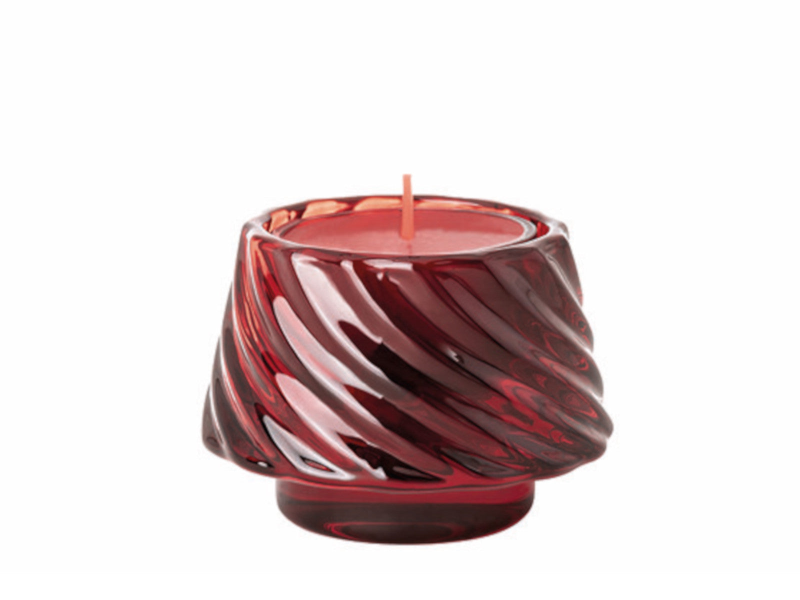 Hutschenreuther Christmas Love Glas rot Baum/Teelichthalter Freisteller 1