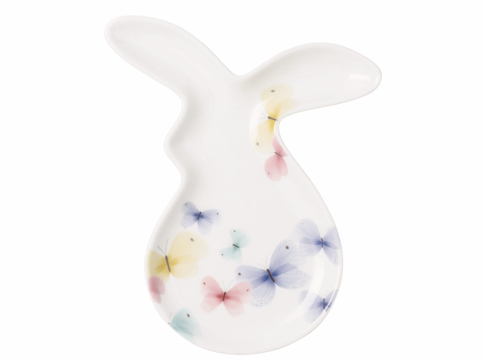 Hutschenreuther Frühlingsgrüsse Blumenwiese Hasenschale / Teller 19x14cm Freisteller 1