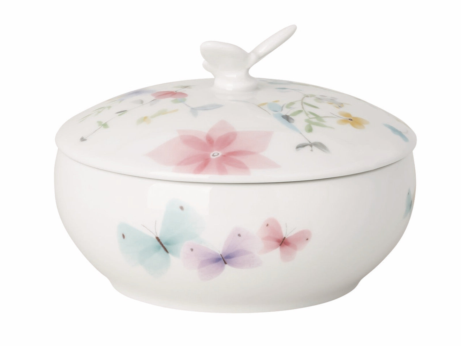 Hutschenreuther Frühlingsgrüsse Blumenwiese Dose mit Deckel 12,5cm Freisteller 1