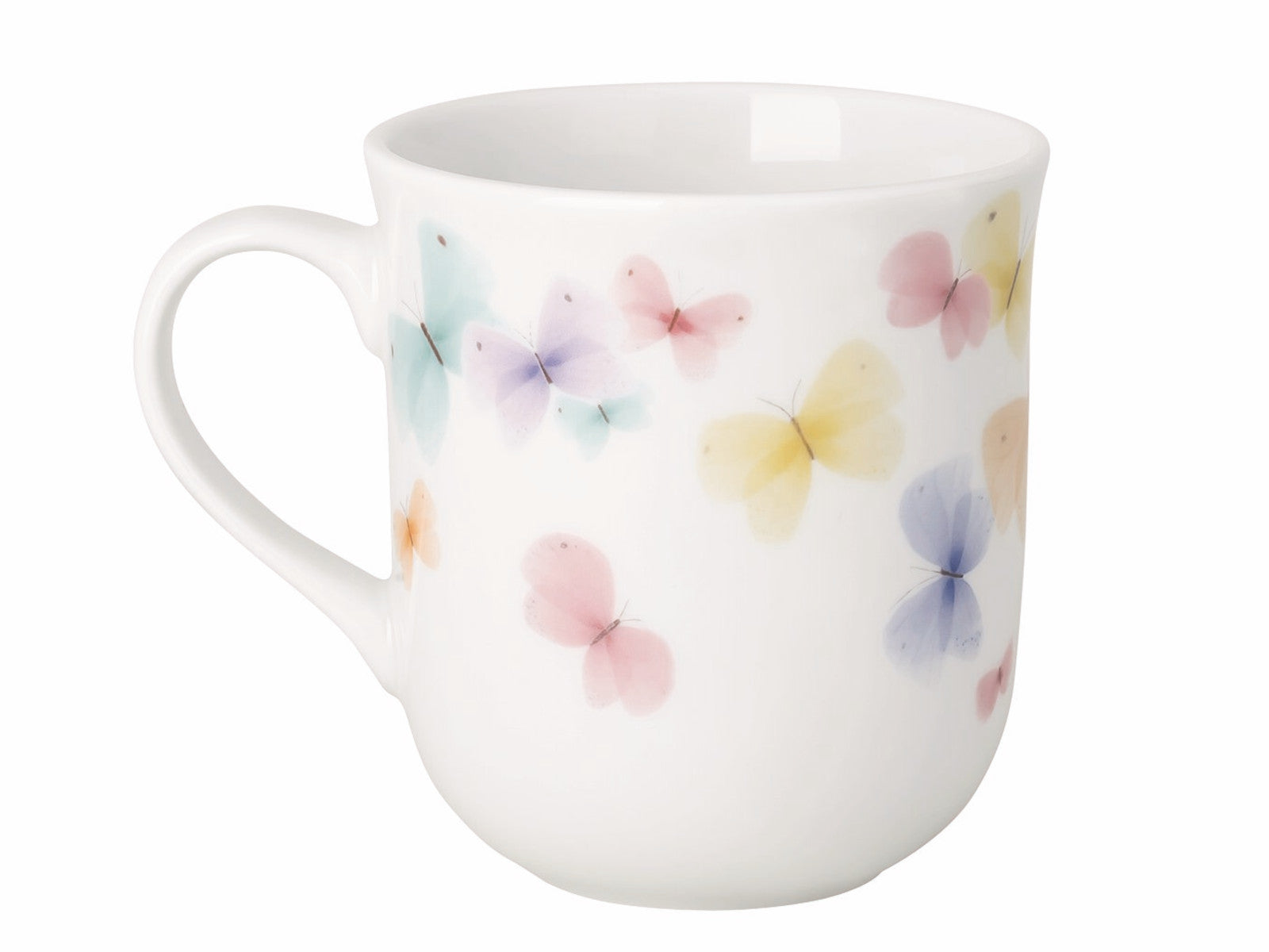 Hutschenreuther Frühlingsgrüsse Schmetterlinge Becher mit Henkel 0,4l Freisteller 2