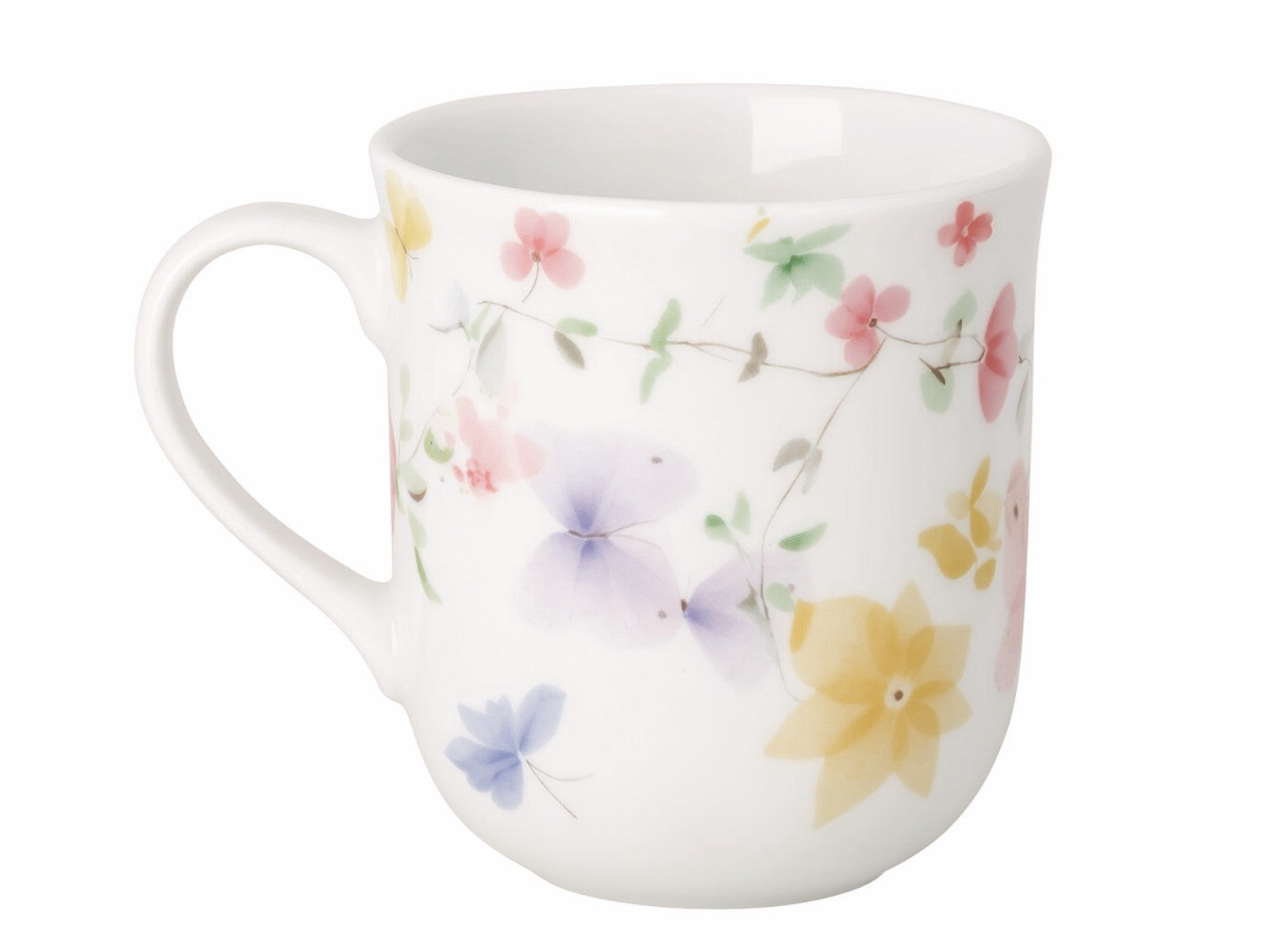 Hutschenreuther Frühlingsgrüsse Blumenranke Becher mit Henkel 0,4l Freisteller 2