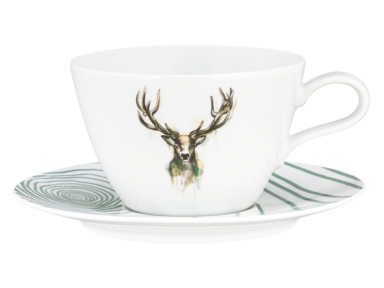 Seltmann Weiden Life Nature Hirsch Milchkaffeeobertasse 0,37l Freisteller 2