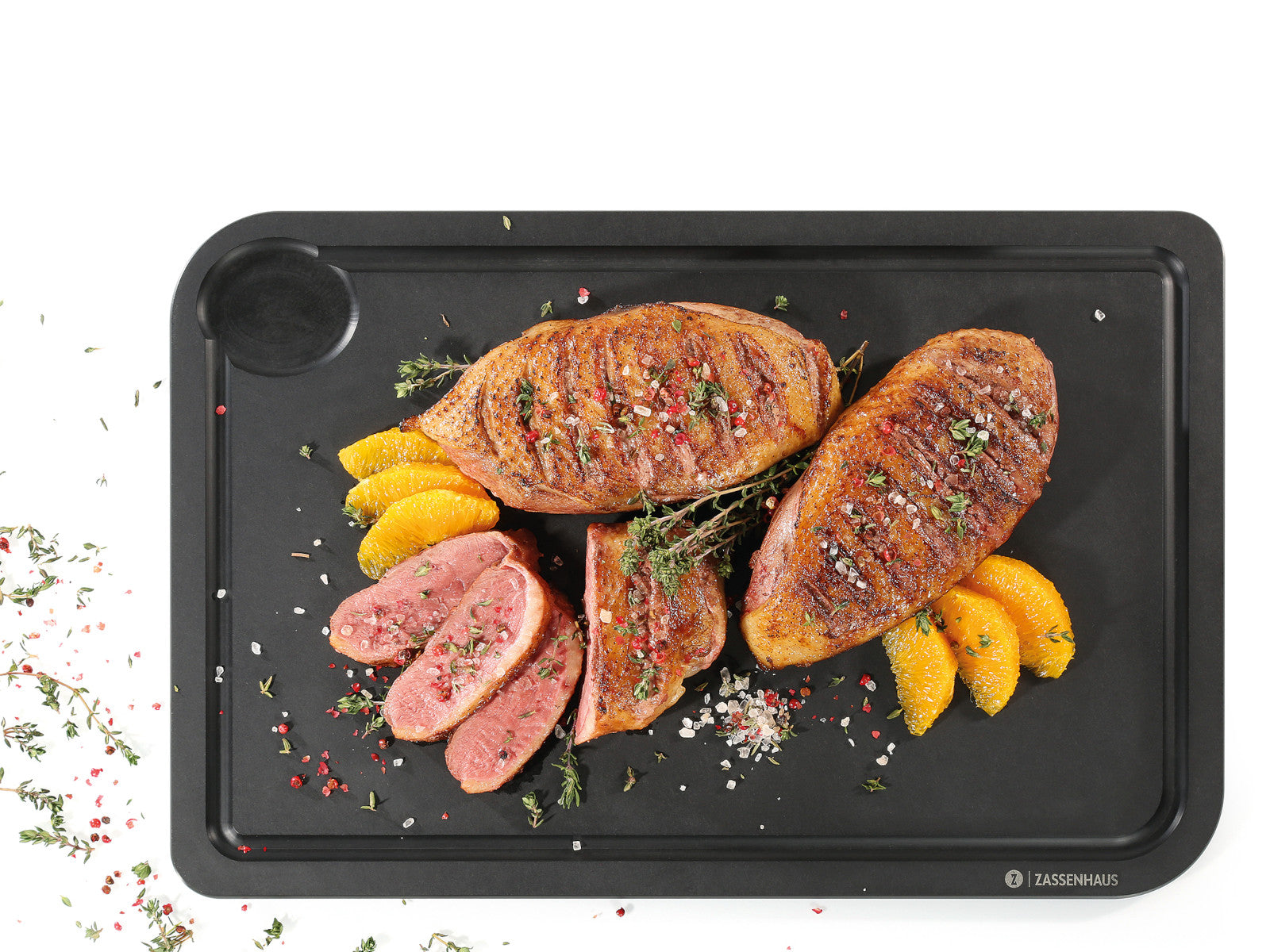 Zassenhaus COMFORT PLUS Tranchierbrett 42 x 27,5 x 0,9 cm Lifestyle  1