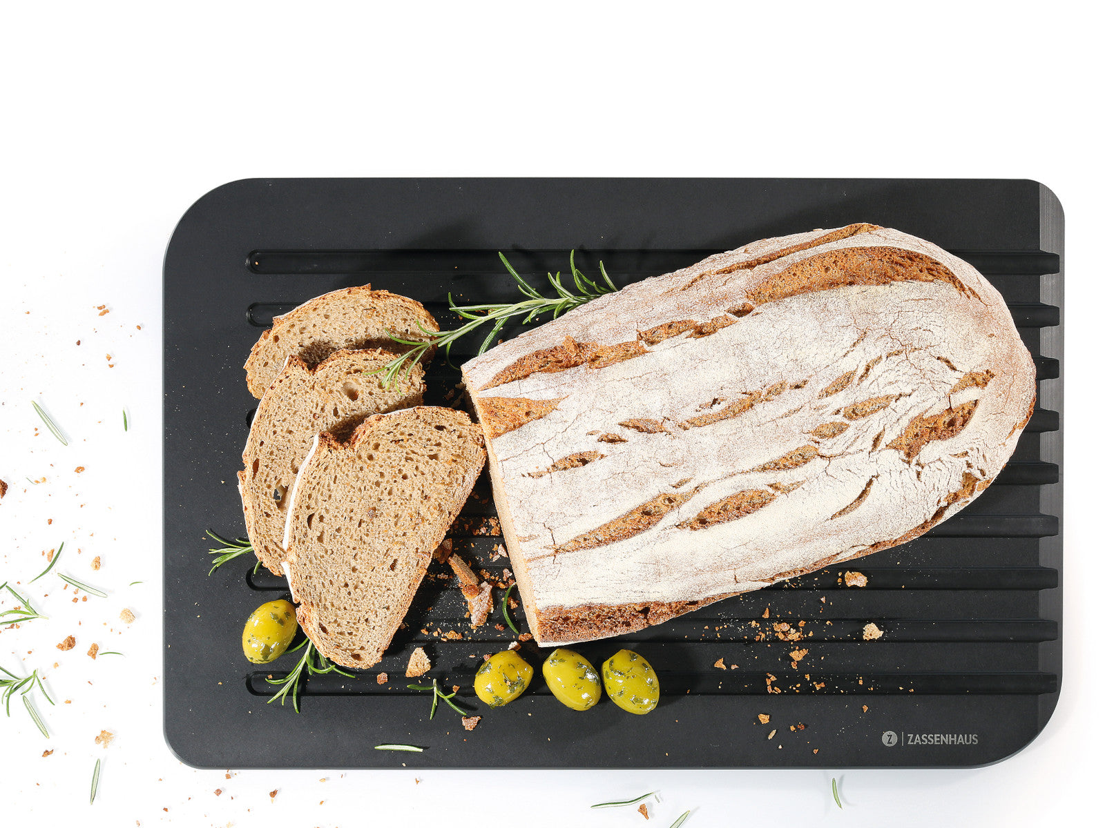 Zassenhaus COMFORT PLUS Brotschneidbrett 42 x 27,5 x 0,9 cm Lifestyle  1