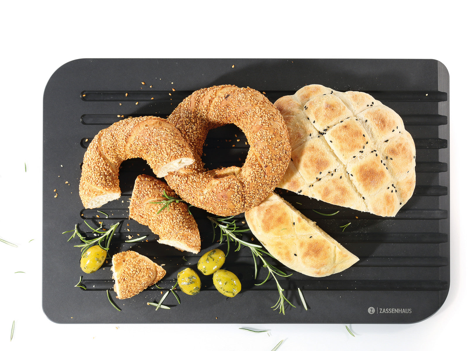 Zassenhaus COMFORT PLUS Brotschneidbrett 42 x 27,5 x 0,9 cm Lifestyle  2