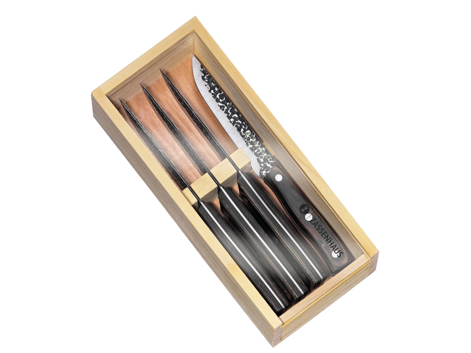 Zassenhaus HUNTER Steakmesser 25 cm Set4 Freisteller 2