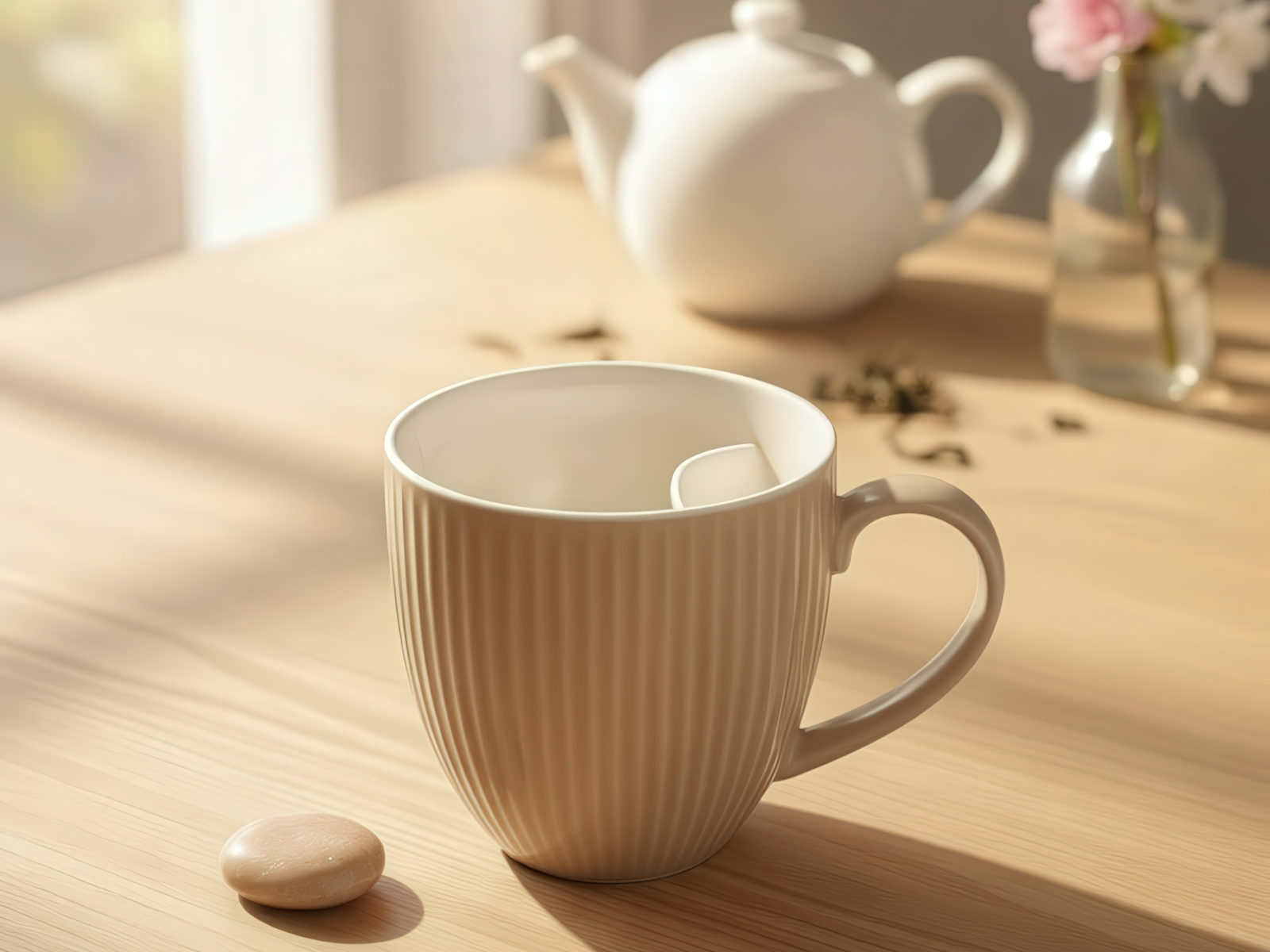 Cangoo Cup® Embossed Beige Teebecher 0,33l Lifestyle 1