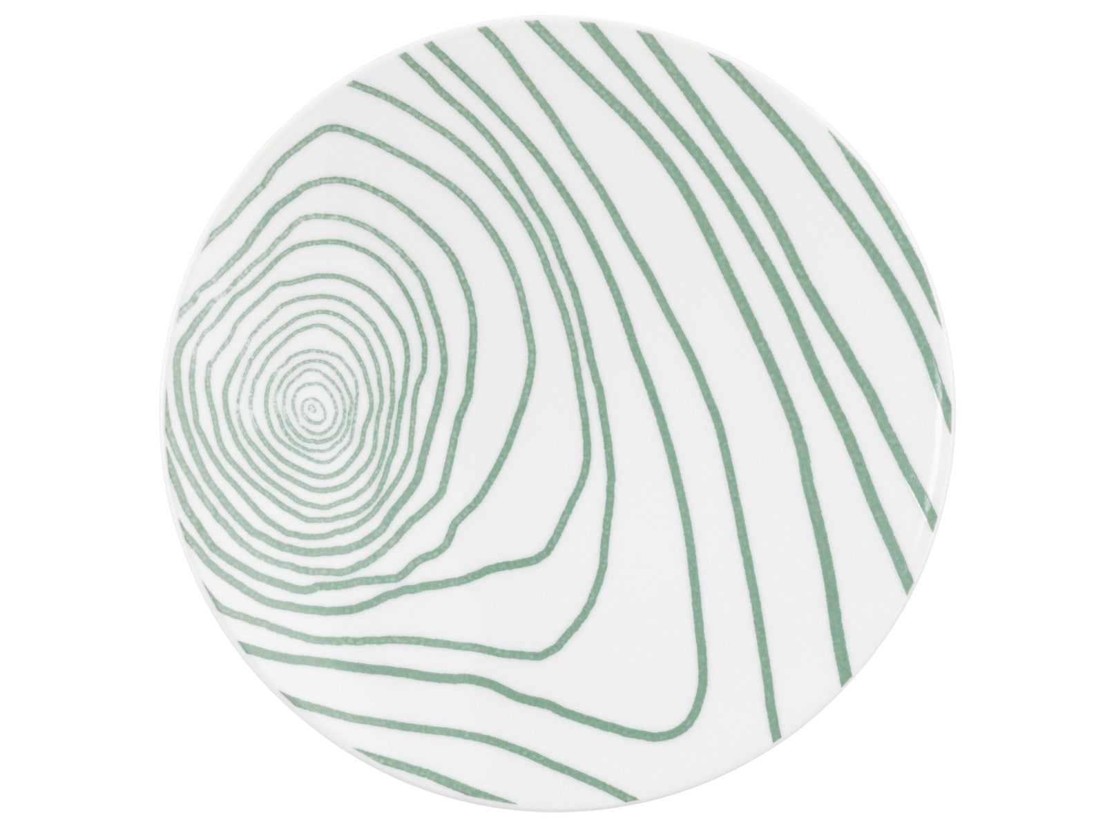 Seltmann Weiden Life Nature Jahresringe grün Frühstücksteller rund 22,5cm Freisteller