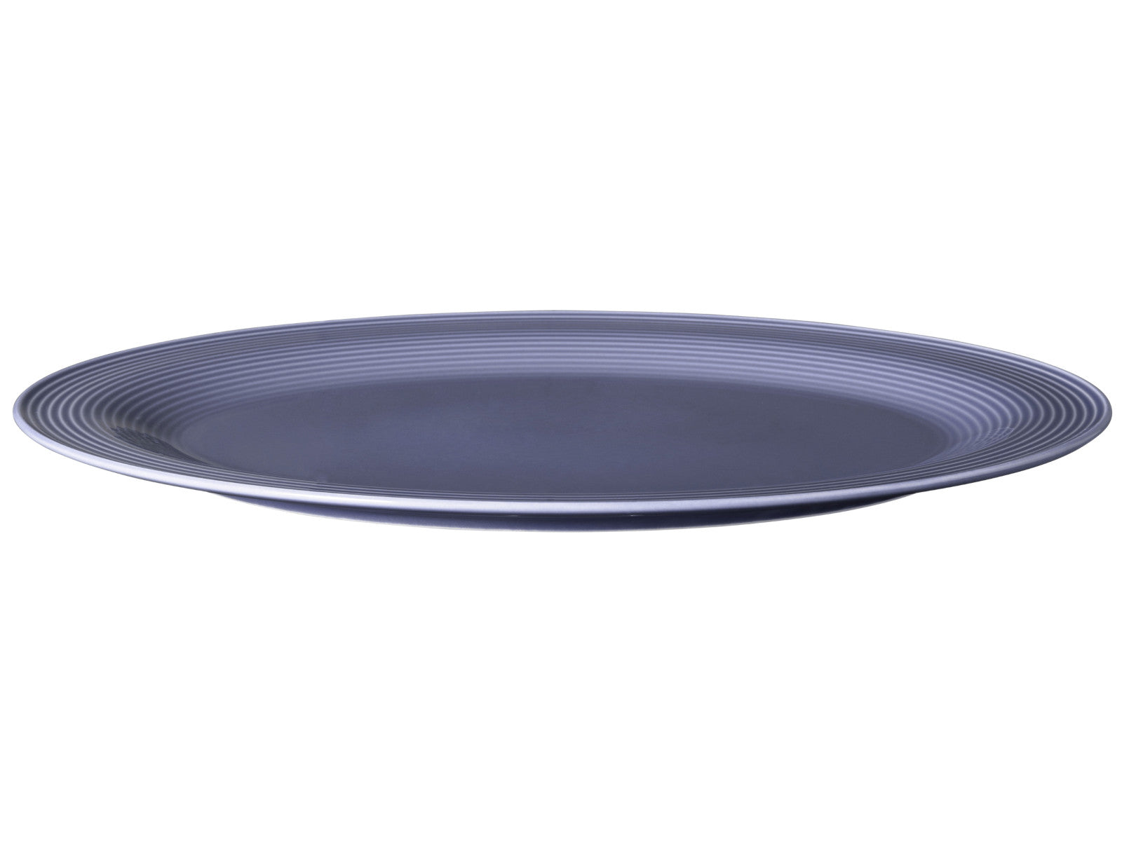 Seltmann Weiden Beat Fliederblau uni Servierplatte oval 35x28cm Freisteller2