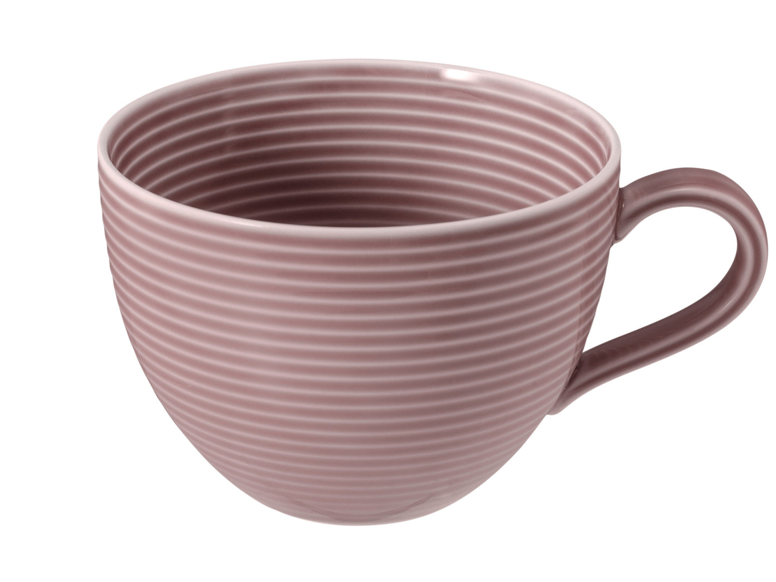 Seltmann Weiden Beat Altrosa uni Milchkaffeeobertasse 0,35l mit Relief Freisteller3