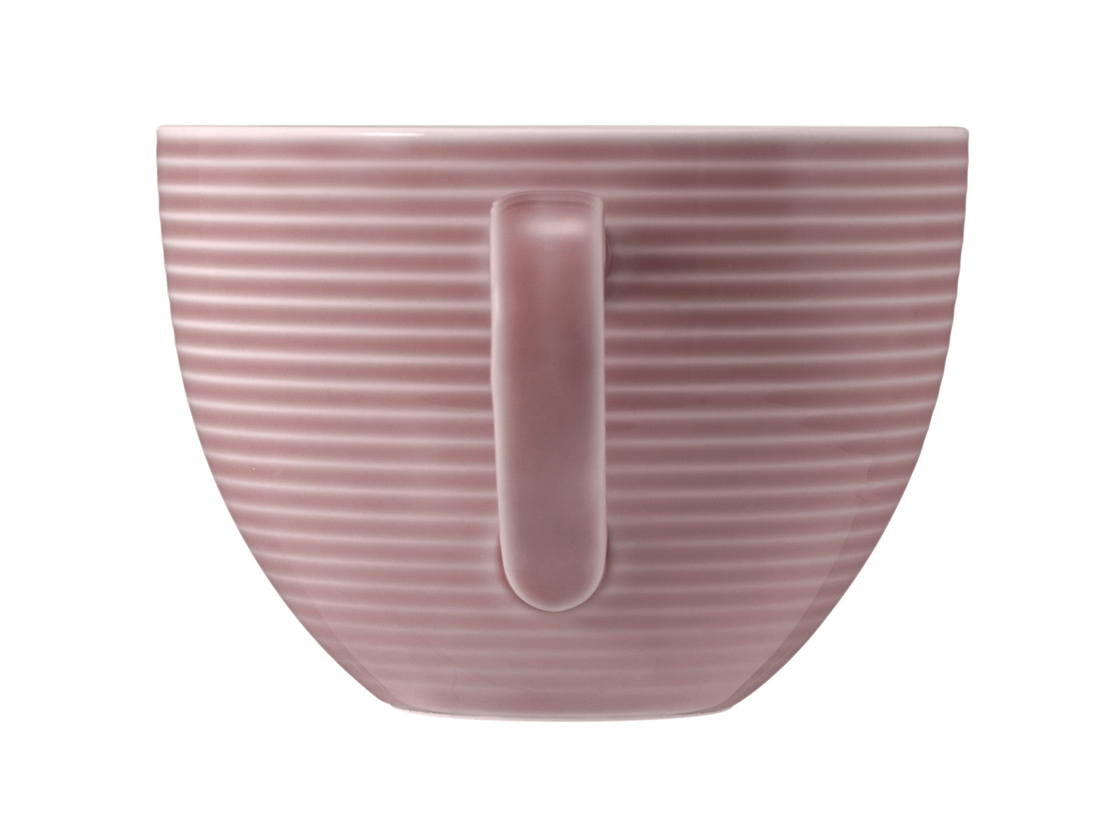 Seltmann Weiden Beat Altrosa uni Milchkaffeeobertasse 0,35l mit Relief Freisteller5