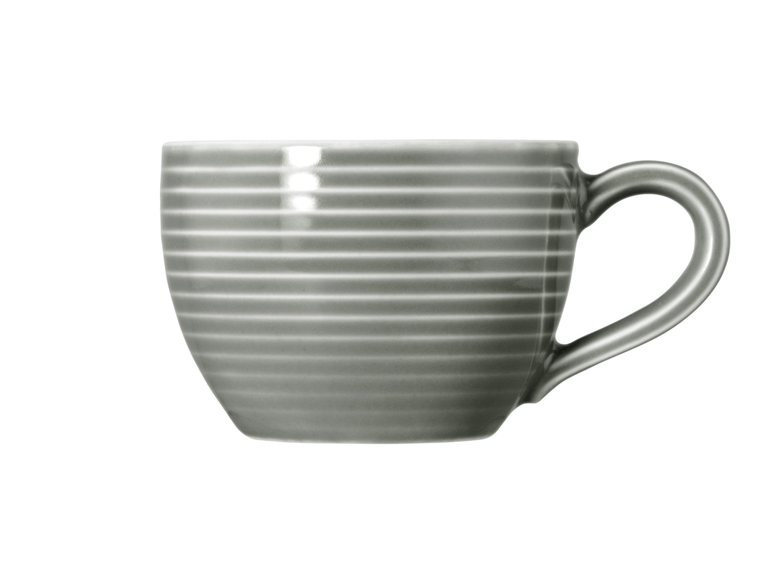 Seltmann Weiden Beat Perlgrau uni Espressoobertasse 0,11l mit Relief Freisteller1