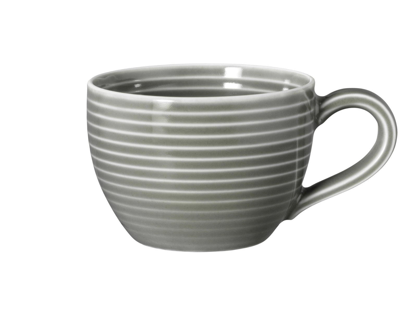 Seltmann Weiden Beat Perlgrau uni Espressoobertasse 0,11l mit Relief Freisteller3