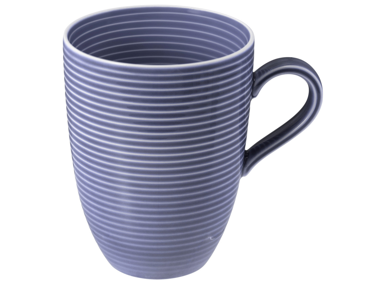 Seltmann Weiden Beat Fliederblau uni Becher mit Henkel 0,35l mit Relief Freisteller2